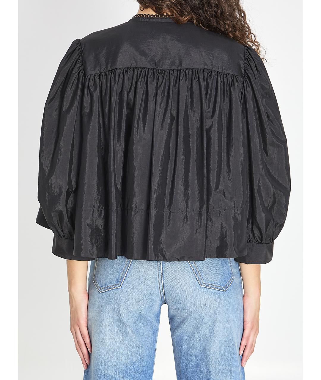 CHLOE Черная полиамидовая блузы, фото 5