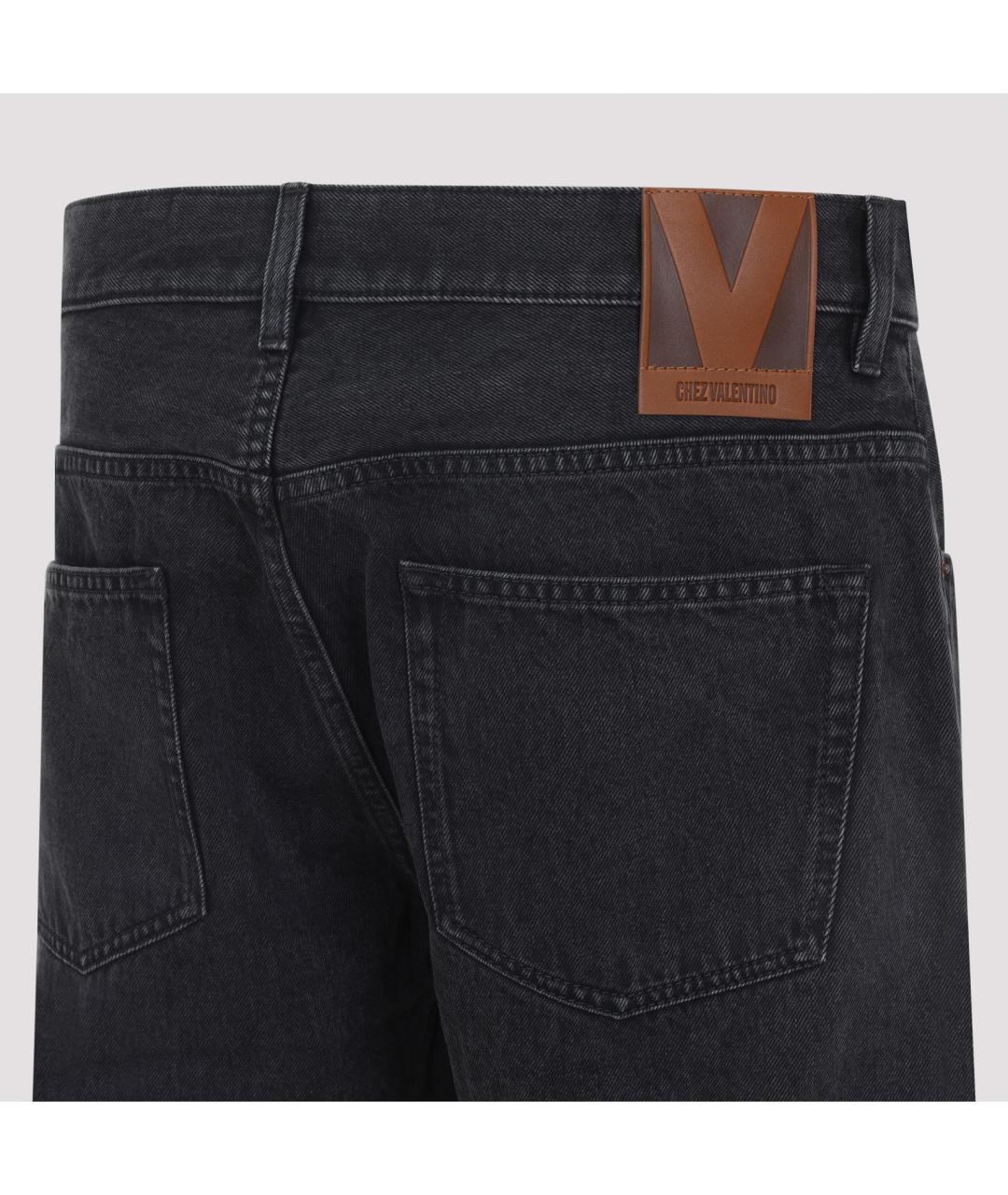 VALENTINO Черные прямые джинсы, фото 4