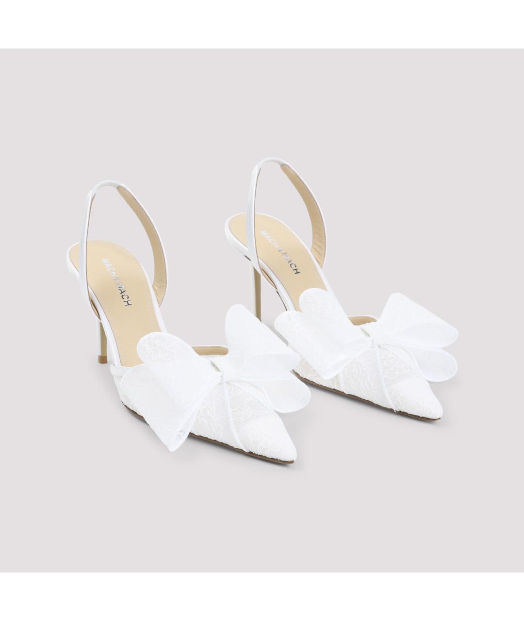 MACH&MACH Белые кожаные туфли, фото 4