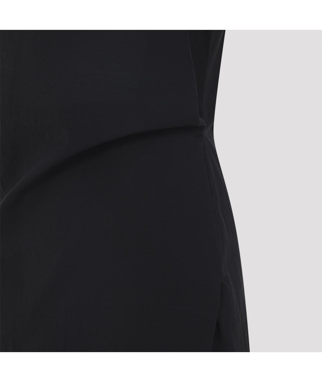 JACQUEMUS Черное хлопковое платье, фото 5