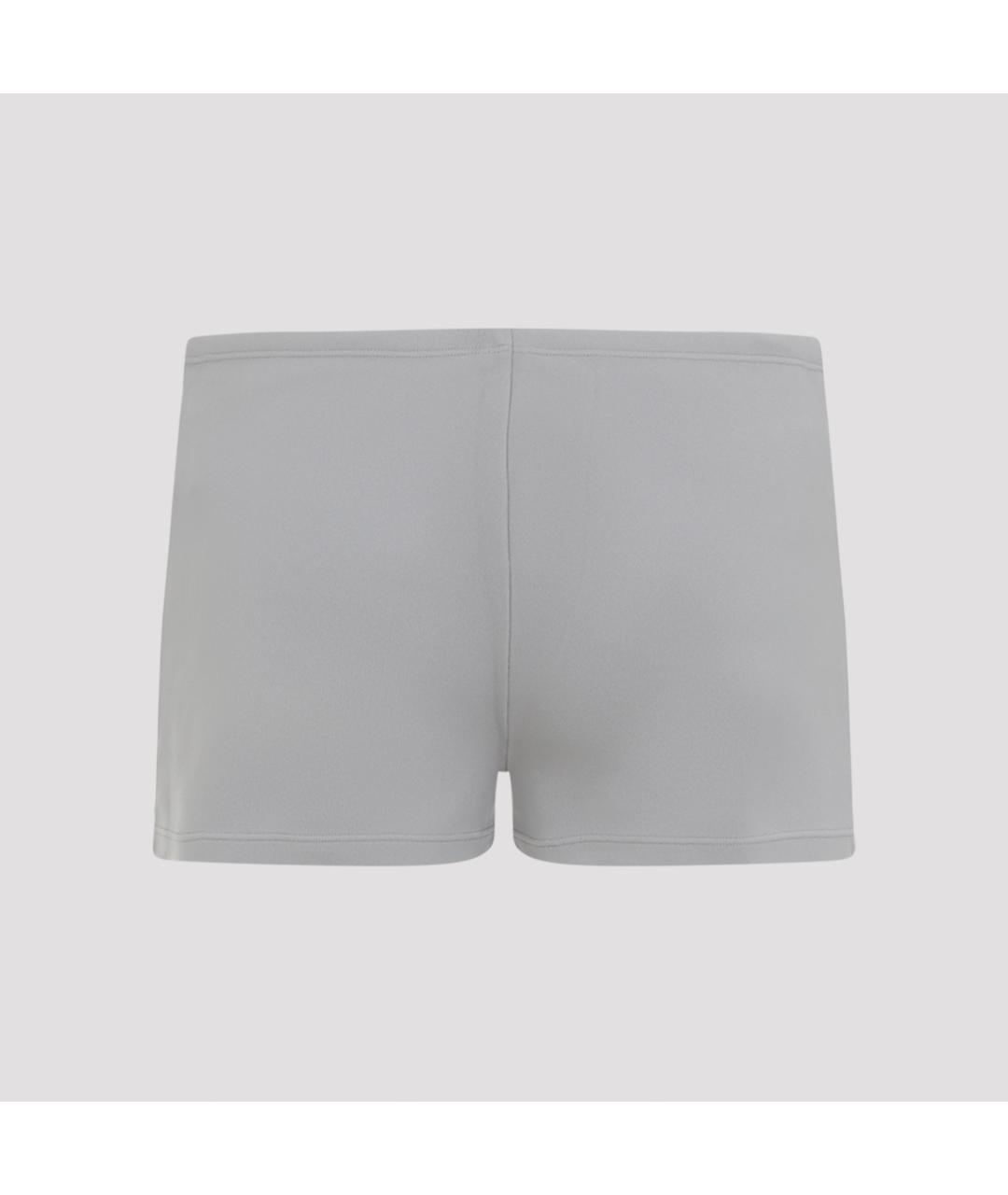 MIU MIU Серые полиамидовые шорты, фото 3