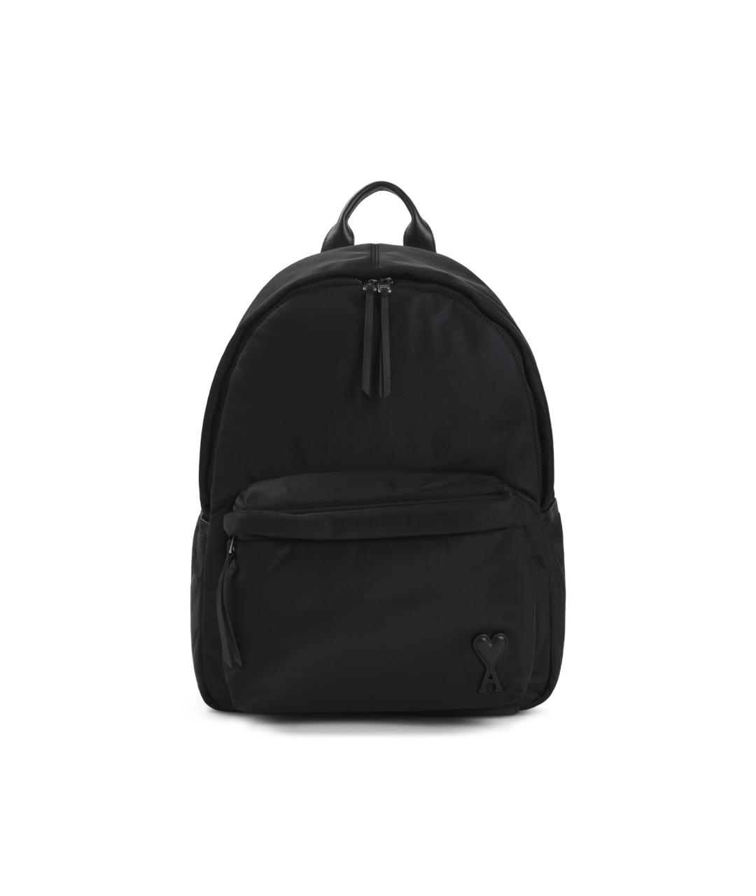 Ami Paris Черный синтетический рюкзак, фото 1