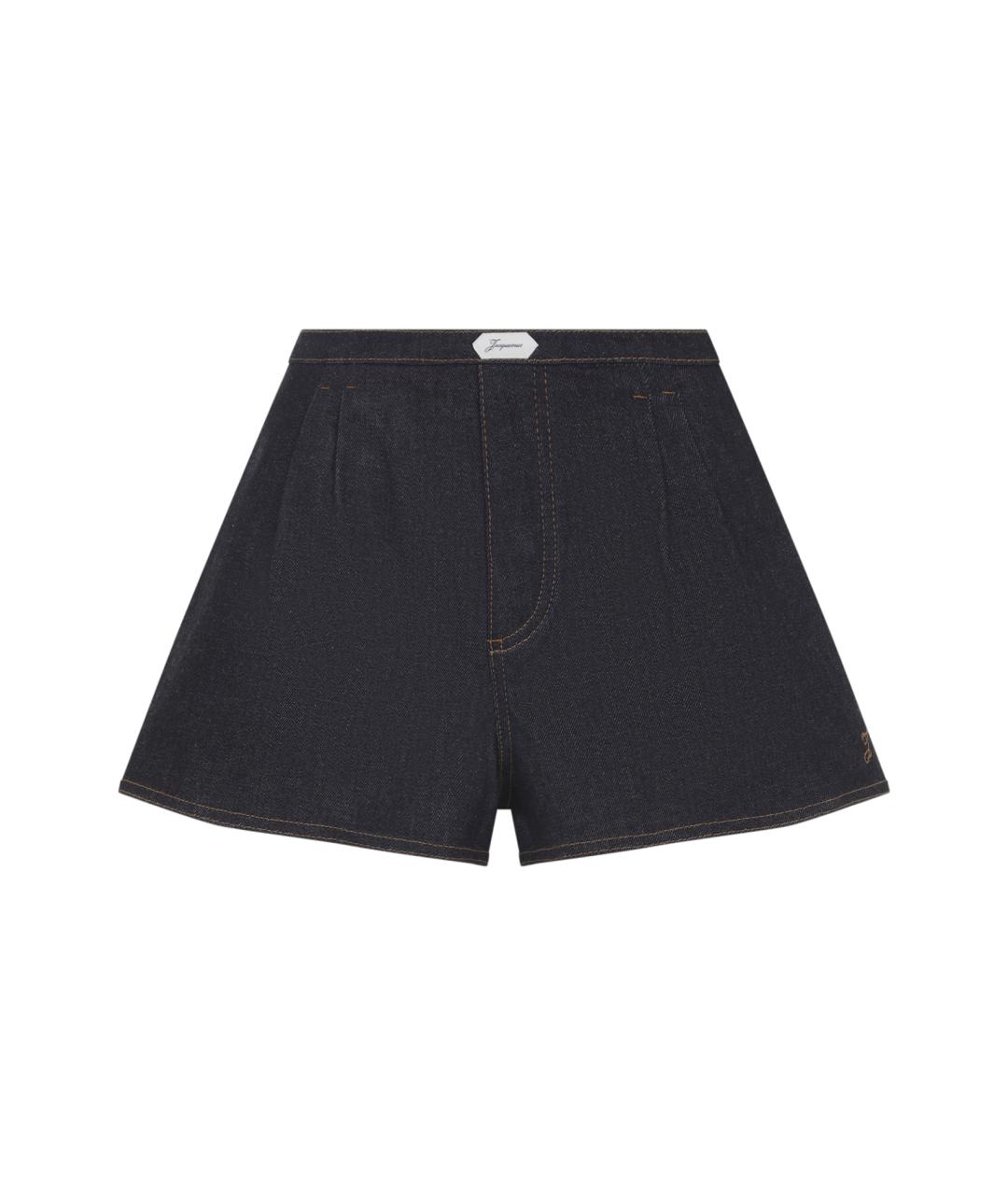 JACQUEMUS Синие хлопковые шорты, фото 1