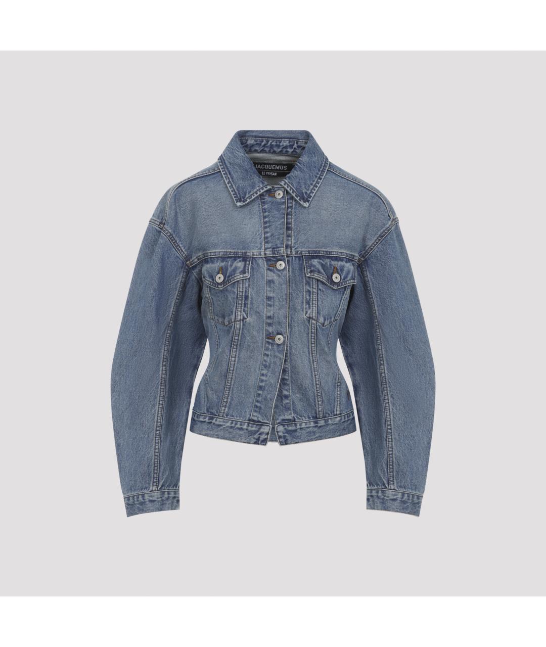 JACQUEMUS Синяя хлопковая куртка, фото 2