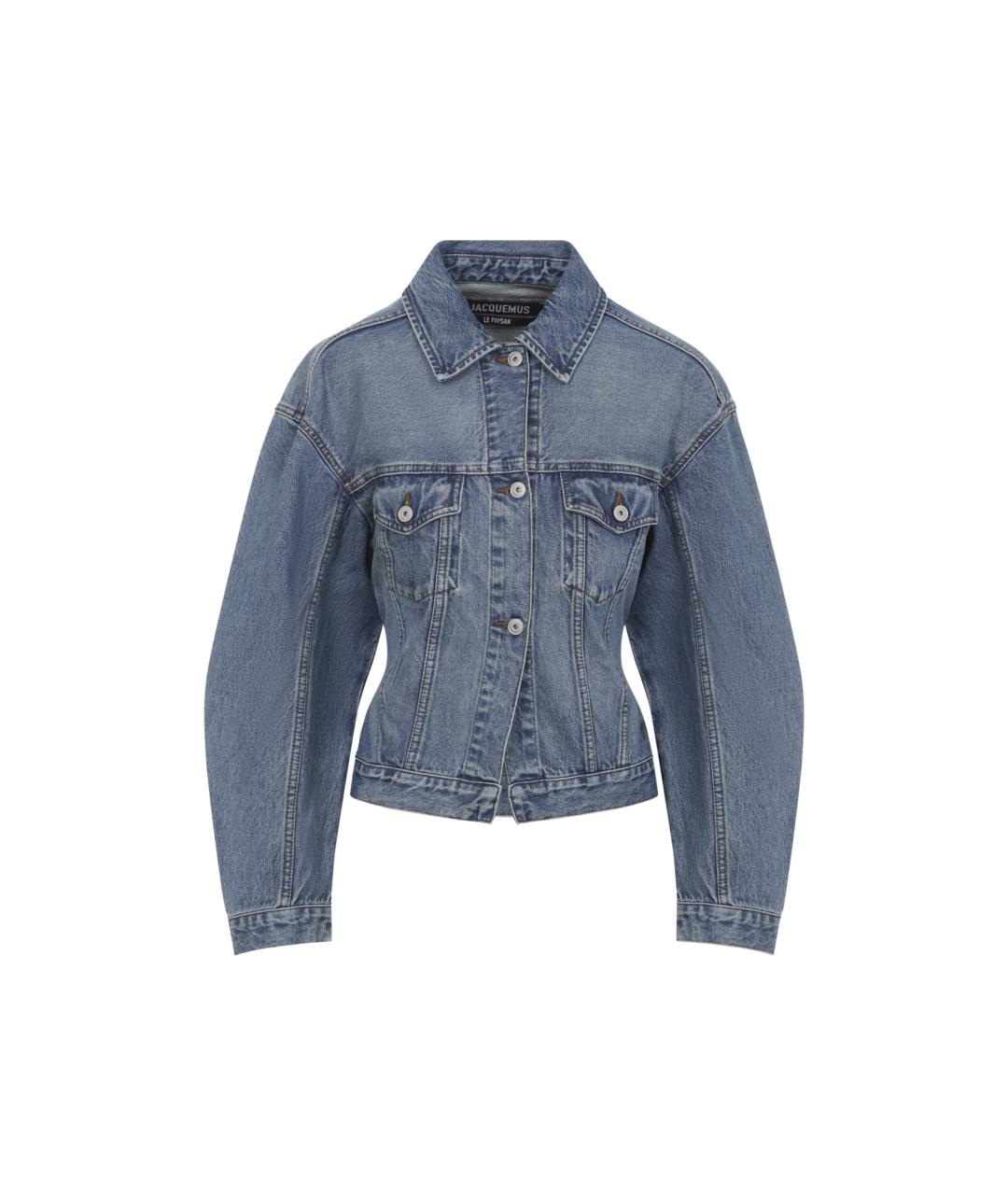 JACQUEMUS Синяя хлопковая куртка, фото 1