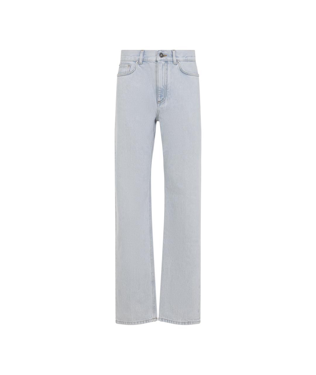 GIVENCHY Голубые хлопковые прямые джинсы, фото 1