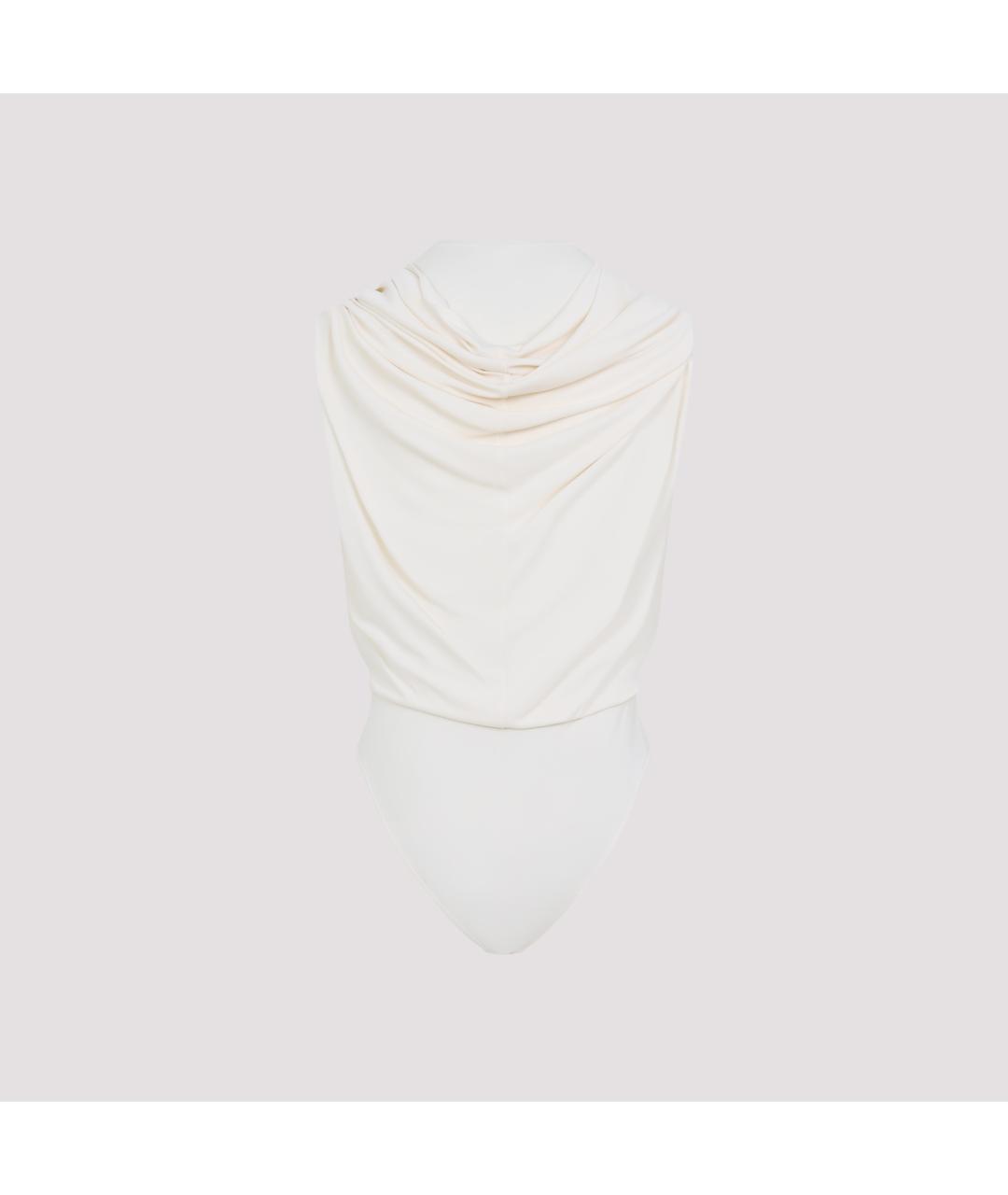 ALAIA Белая вискозная блузы, фото 3