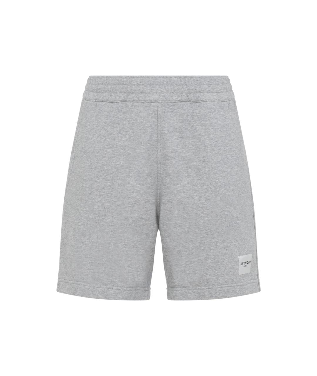 GIVENCHY Серые хлопковые шорты, фото 1