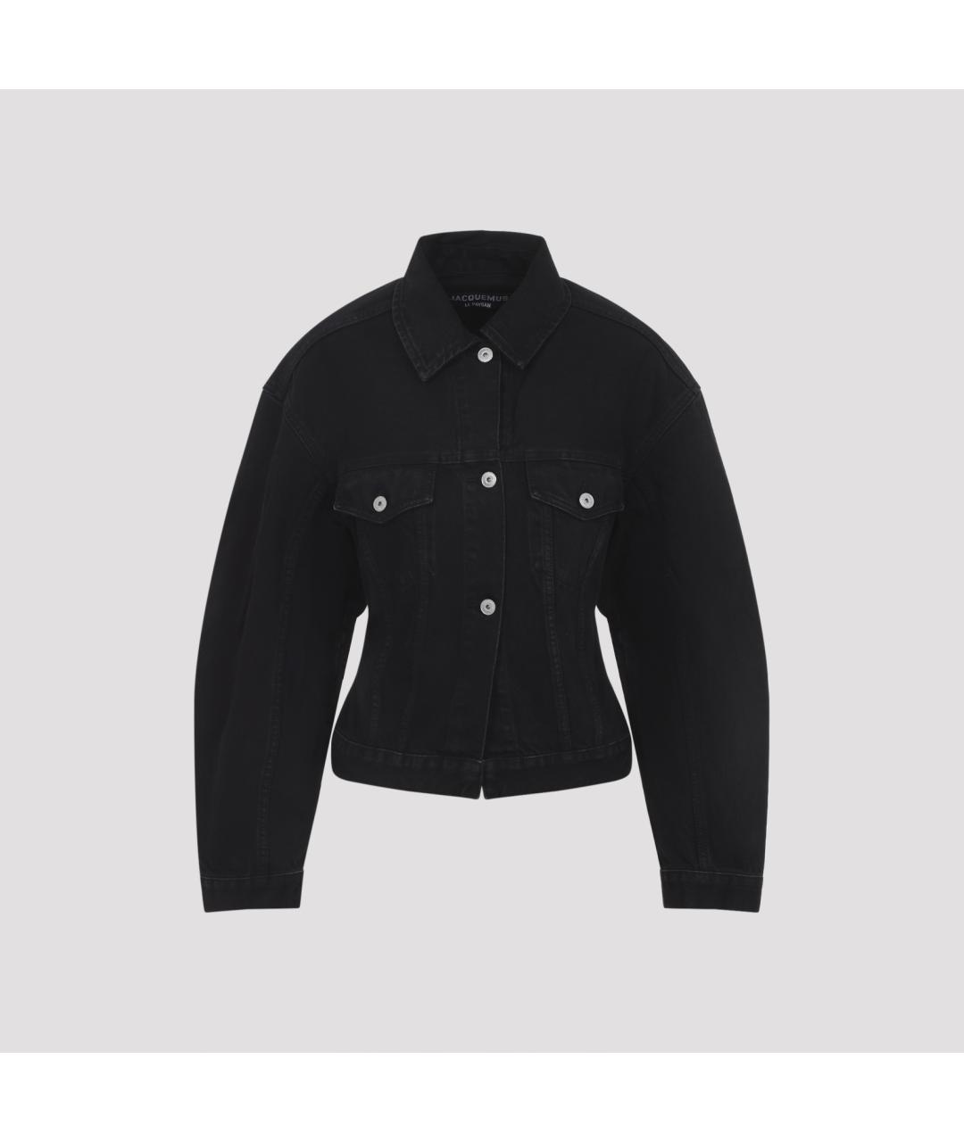 JACQUEMUS Черная хлопковая куртка, фото 2