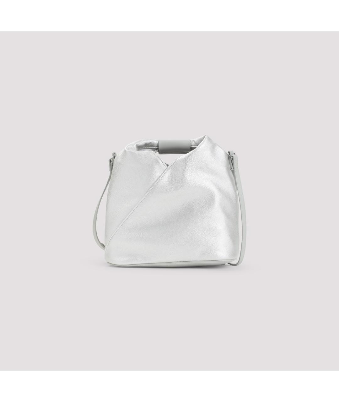 MM6 MAISON MARGIELA Серебряная сумка через плечо из искусственной кожи, фото 2