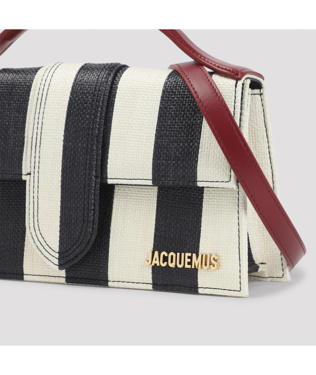 JACQUEMUS Мульти пелетеная сумка с короткими ручками, фото 4