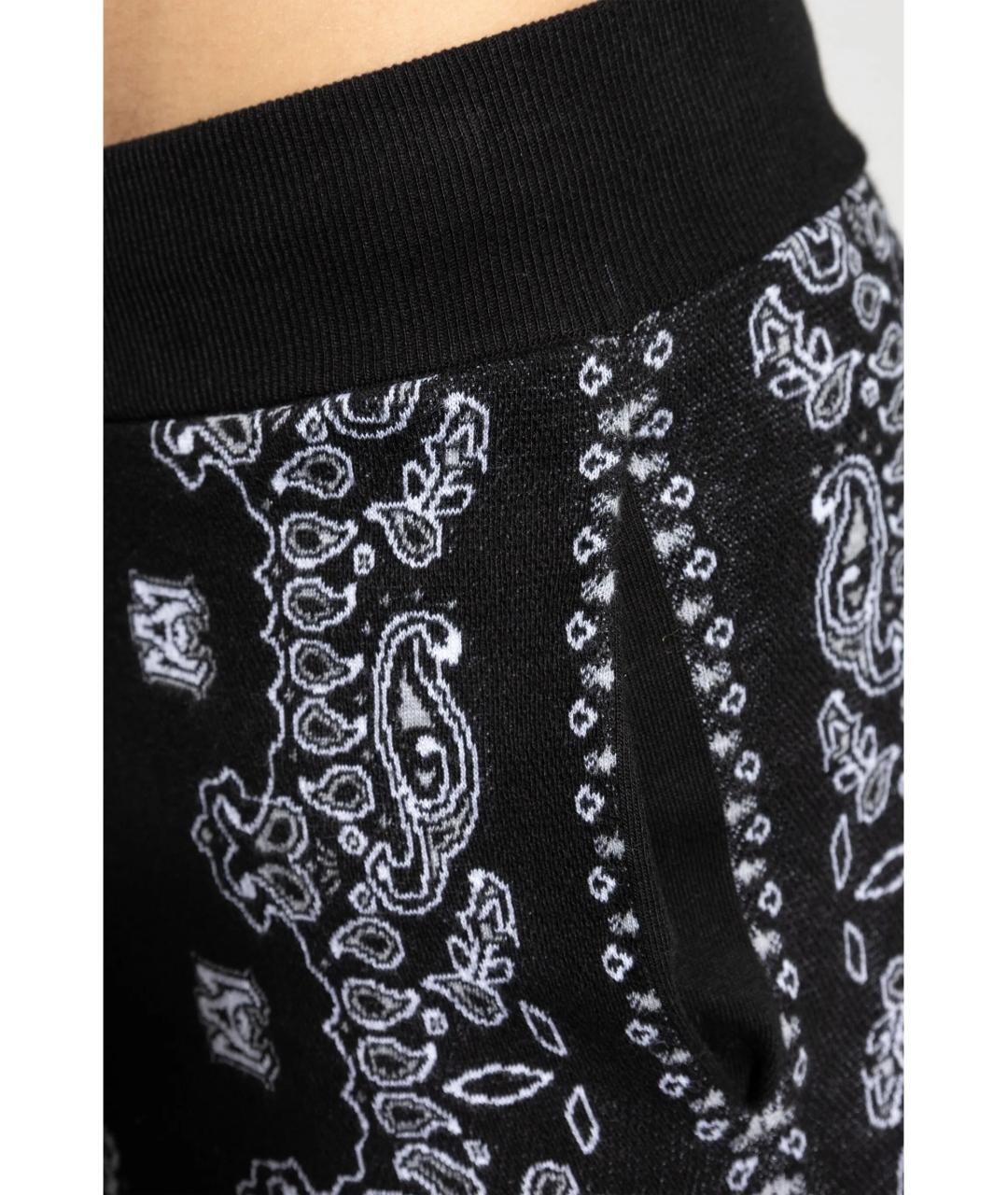 AMIRI Черные хлопковые шорты, фото 5