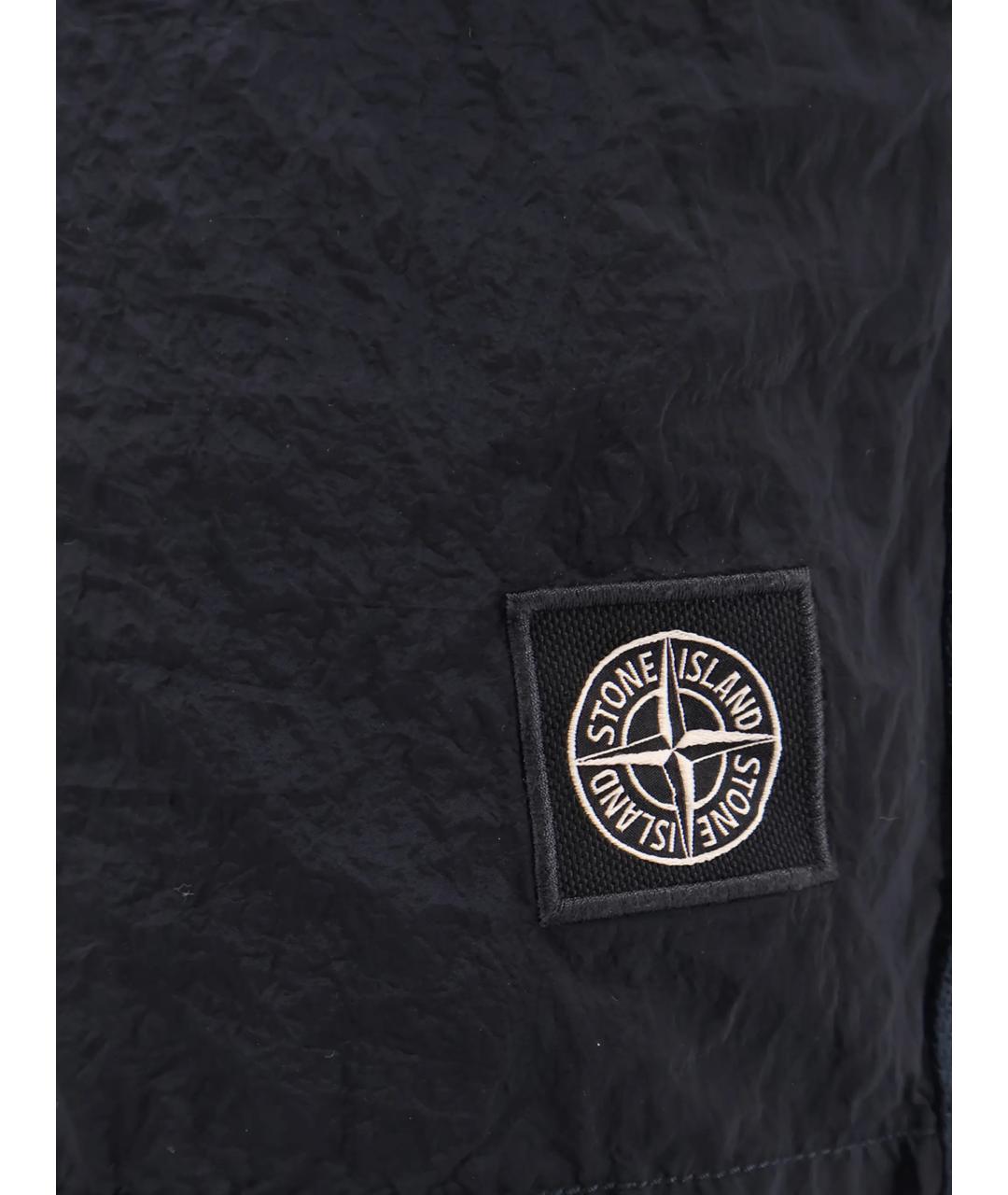 STONE ISLAND Зеленые полиамидовые плавки, фото 3