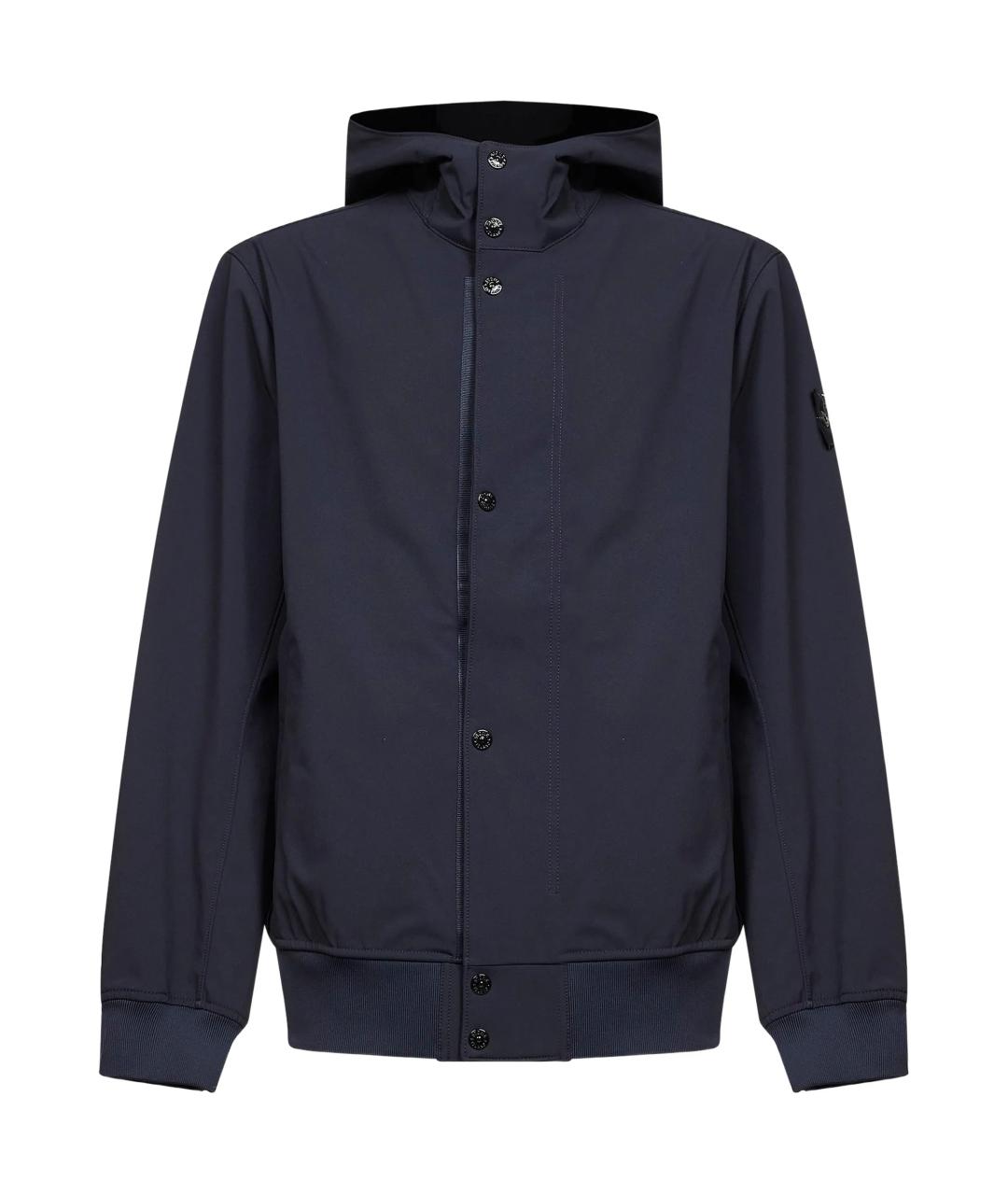 STONE ISLAND Синяя полиэстеровая куртка, фото 1