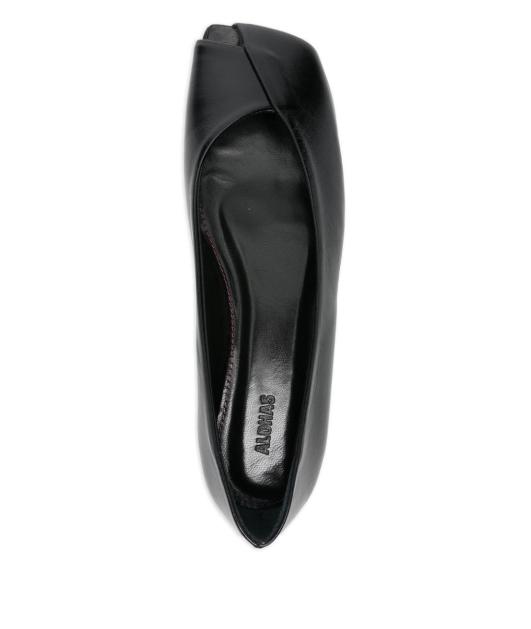 ALOHAS Черные кожаные балетки, фото 4