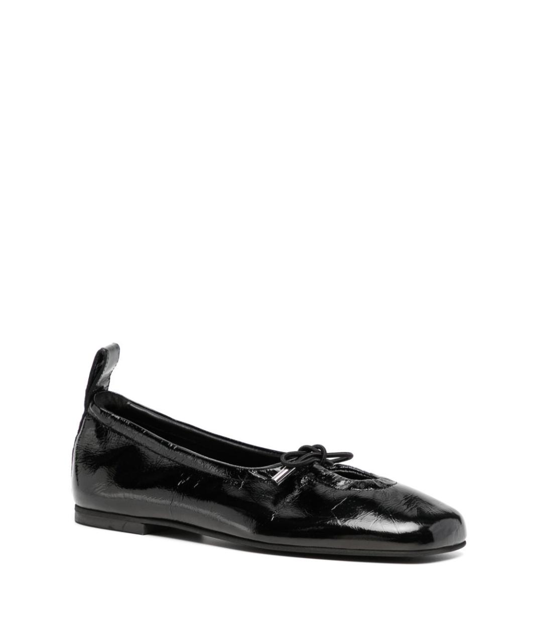 ALOHAS Черные кожаные балетки, фото 2