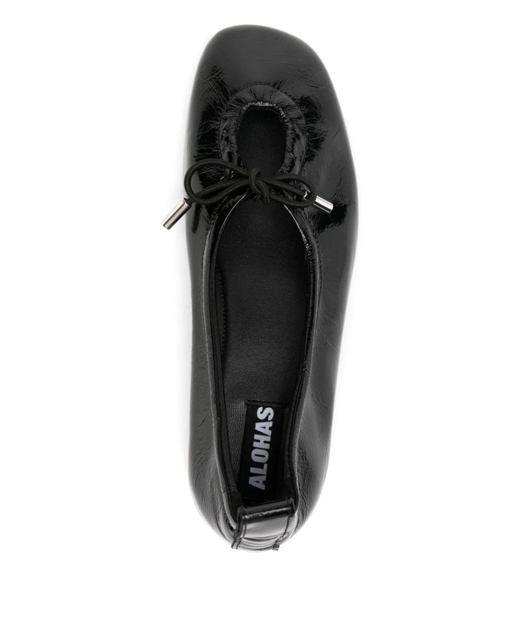 ALOHAS Черные кожаные балетки, фото 4
