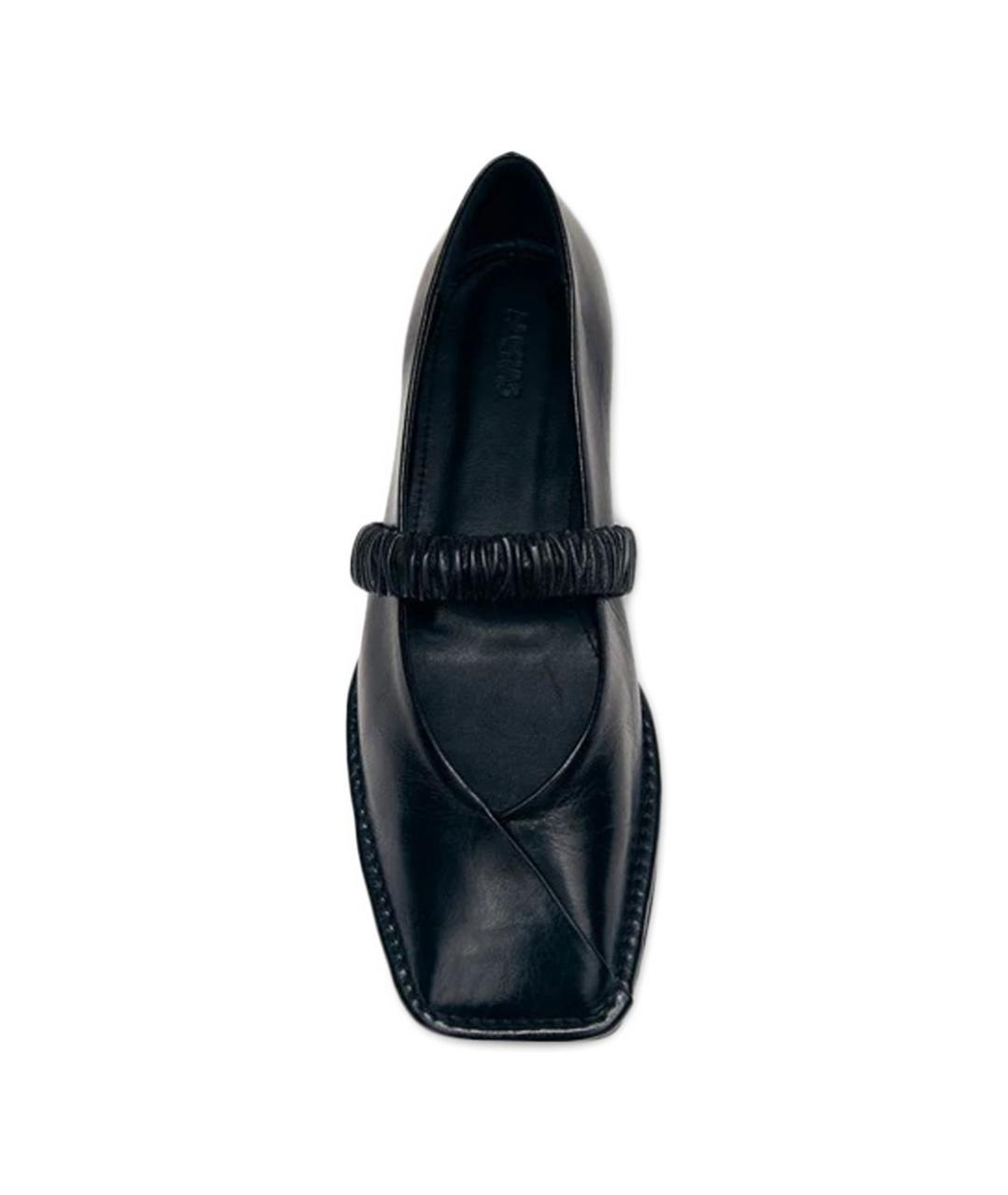 ALOHAS Черные кожаные балетки, фото 3