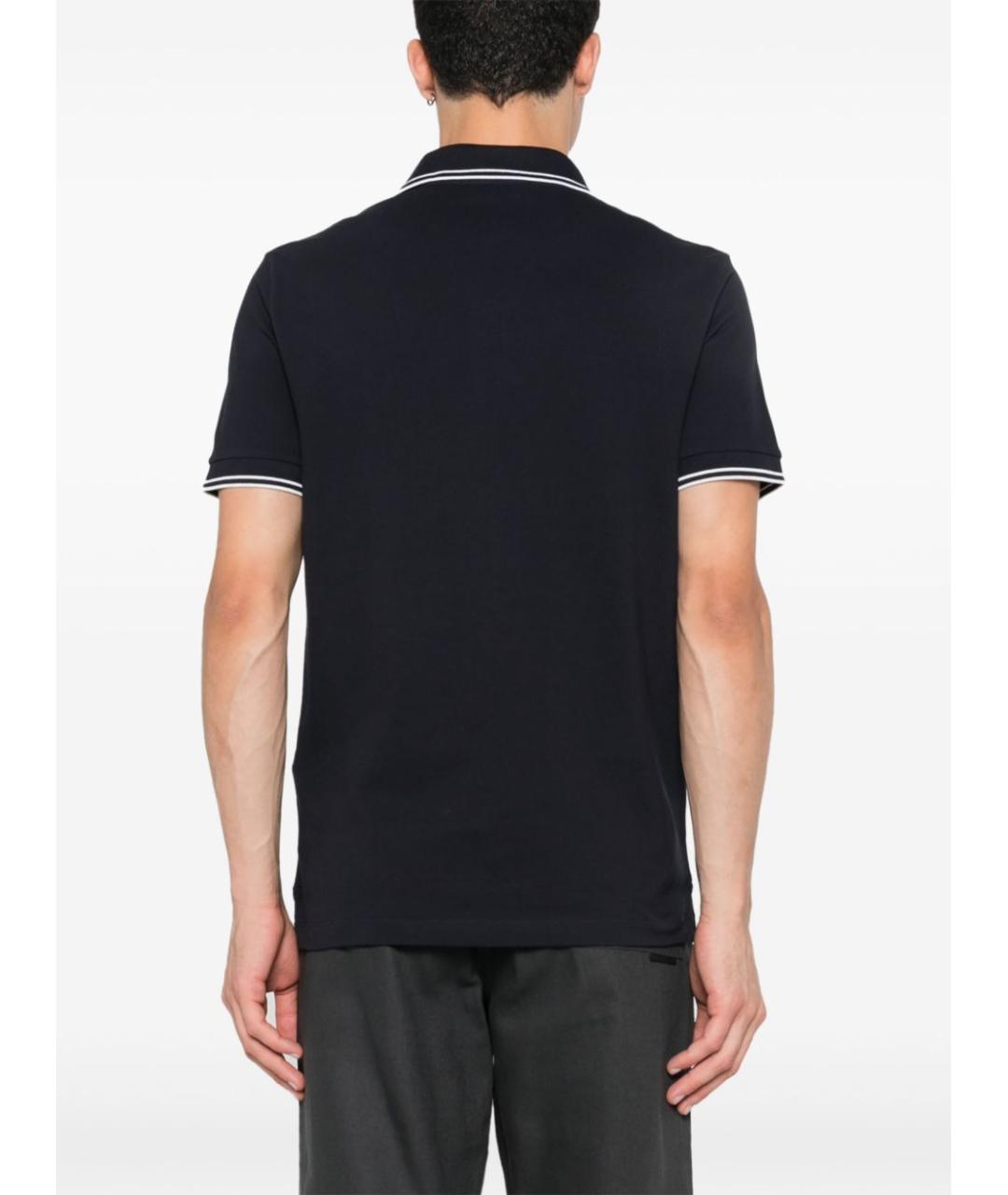 STONE ISLAND Синяя хлопковая футболка, фото 4