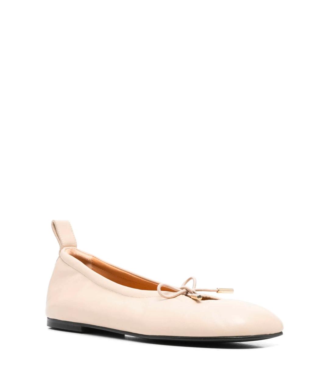 ALOHAS Белые кожаные балетки, фото 2