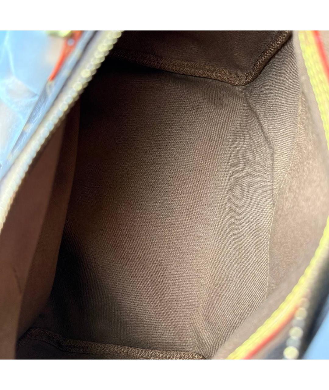 LOUIS VUITTON Коричневая сумка с короткими ручками, фото 4