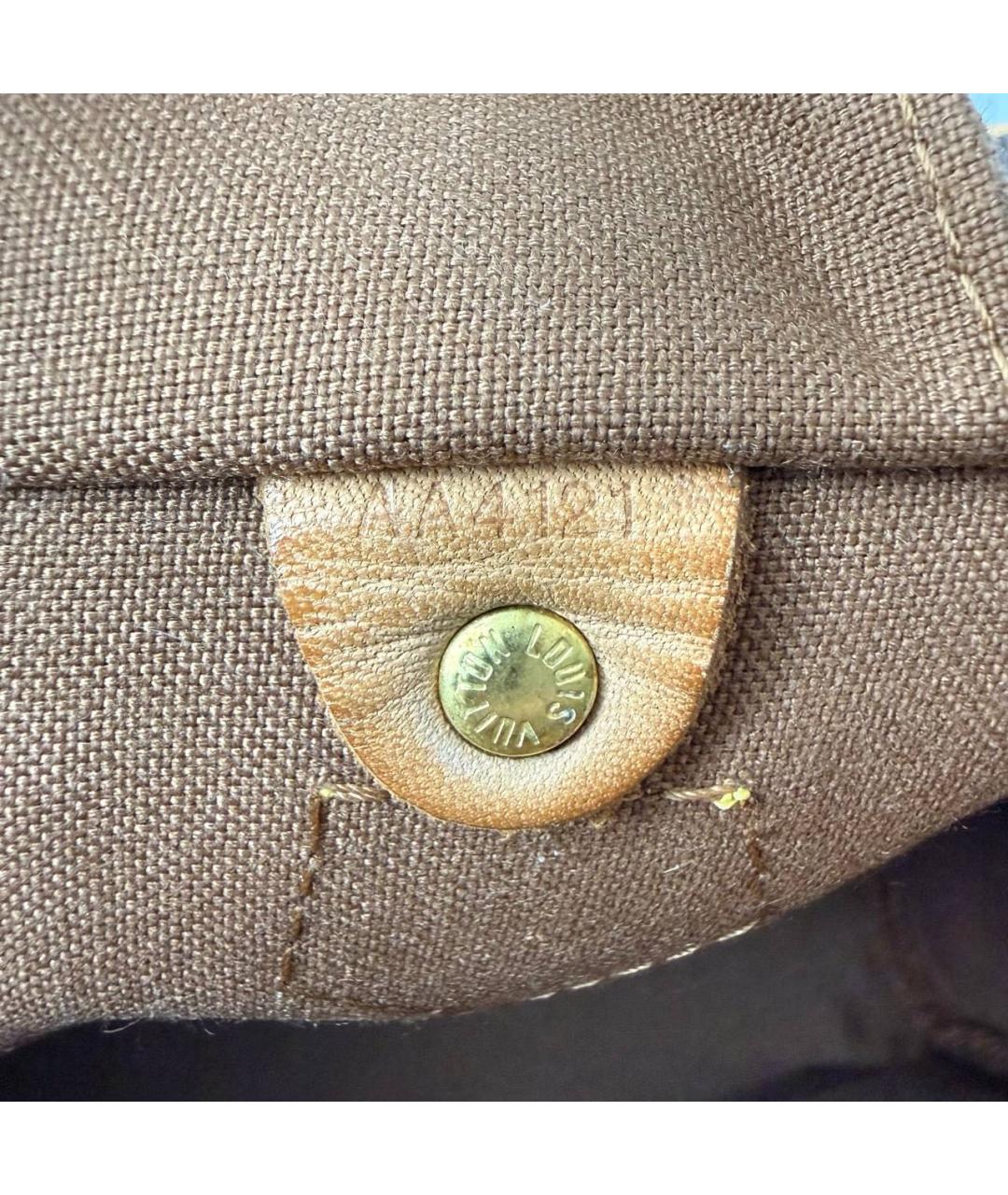 LOUIS VUITTON Коричневая сумка с короткими ручками, фото 5