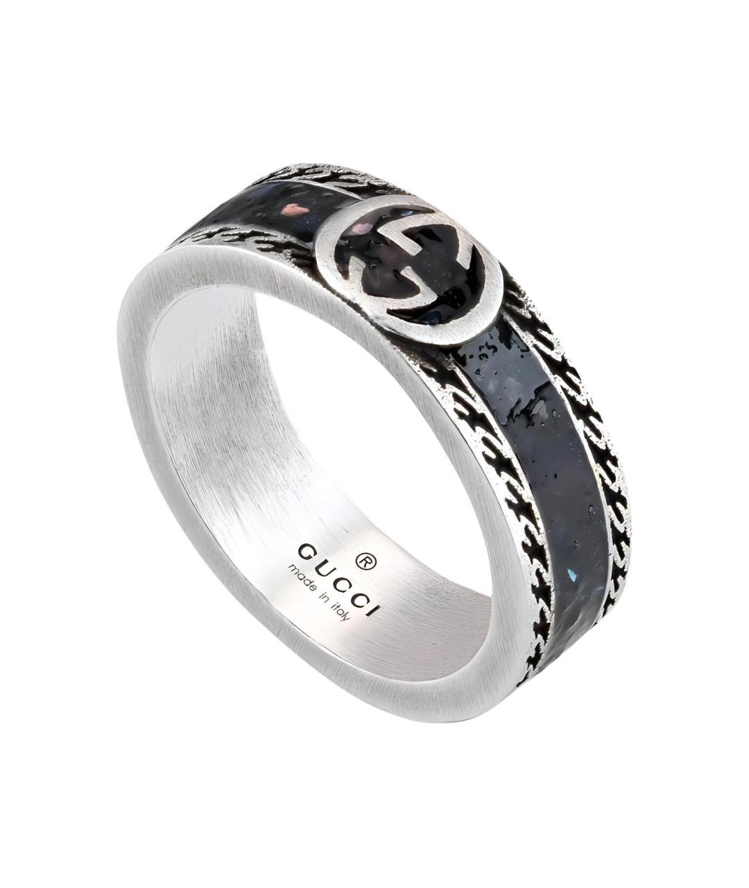 GUCCI Черное кольцо, фото 3