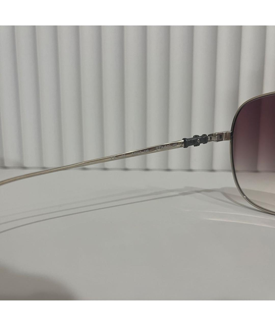 CHROME HEARTS Серебряные металлические солнцезащитные очки, фото 6