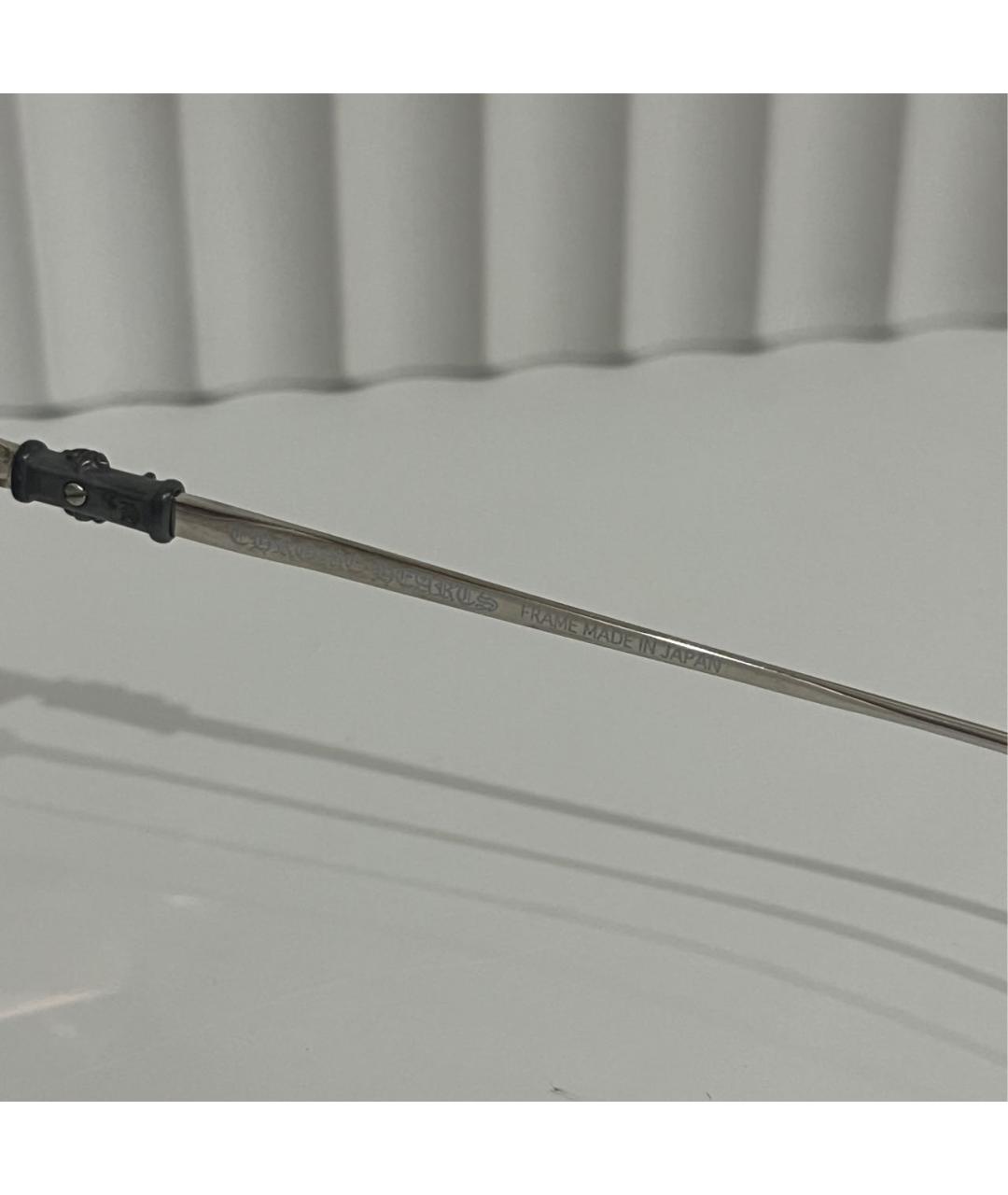 CHROME HEARTS Серебряные металлические солнцезащитные очки, фото 5