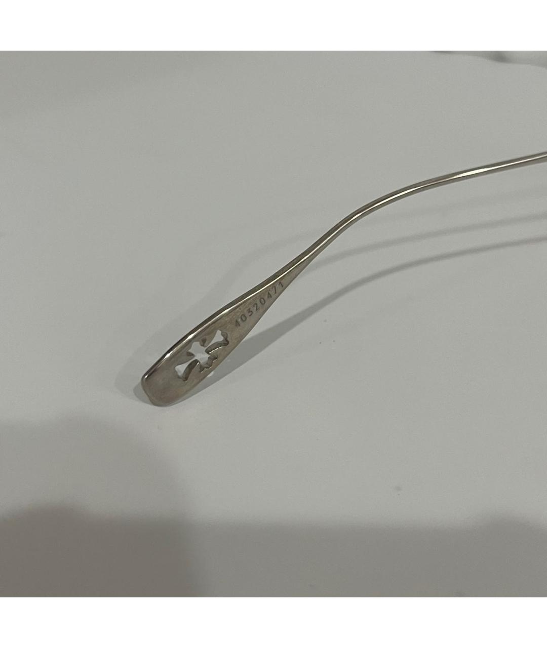 CHROME HEARTS Серебряные металлические солнцезащитные очки, фото 7