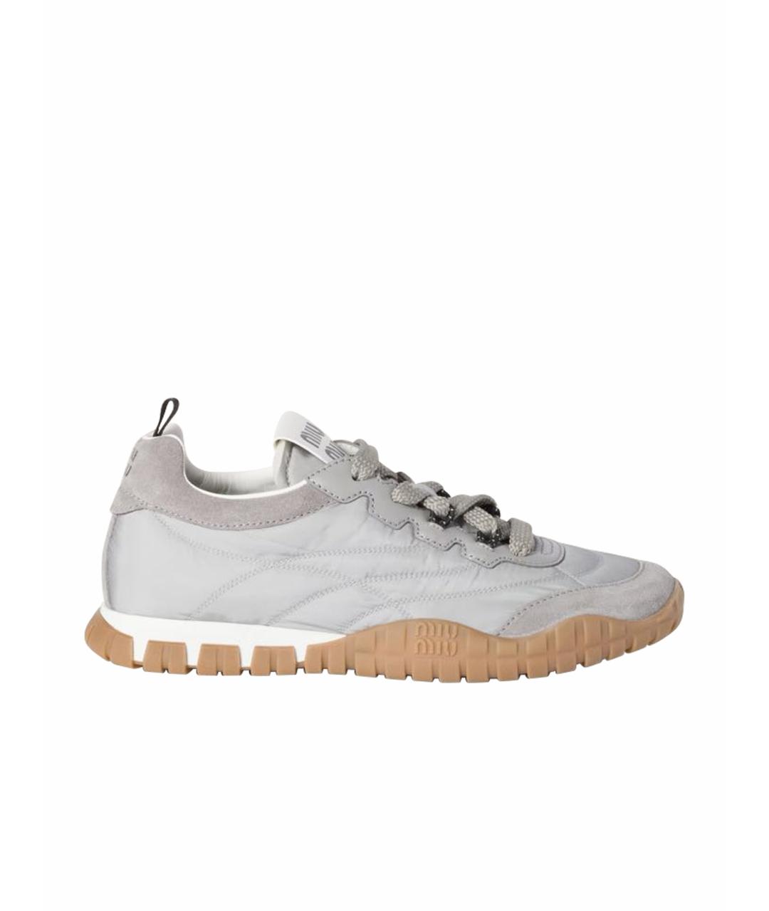 MIU MIU Белые кроссовки, фото 1