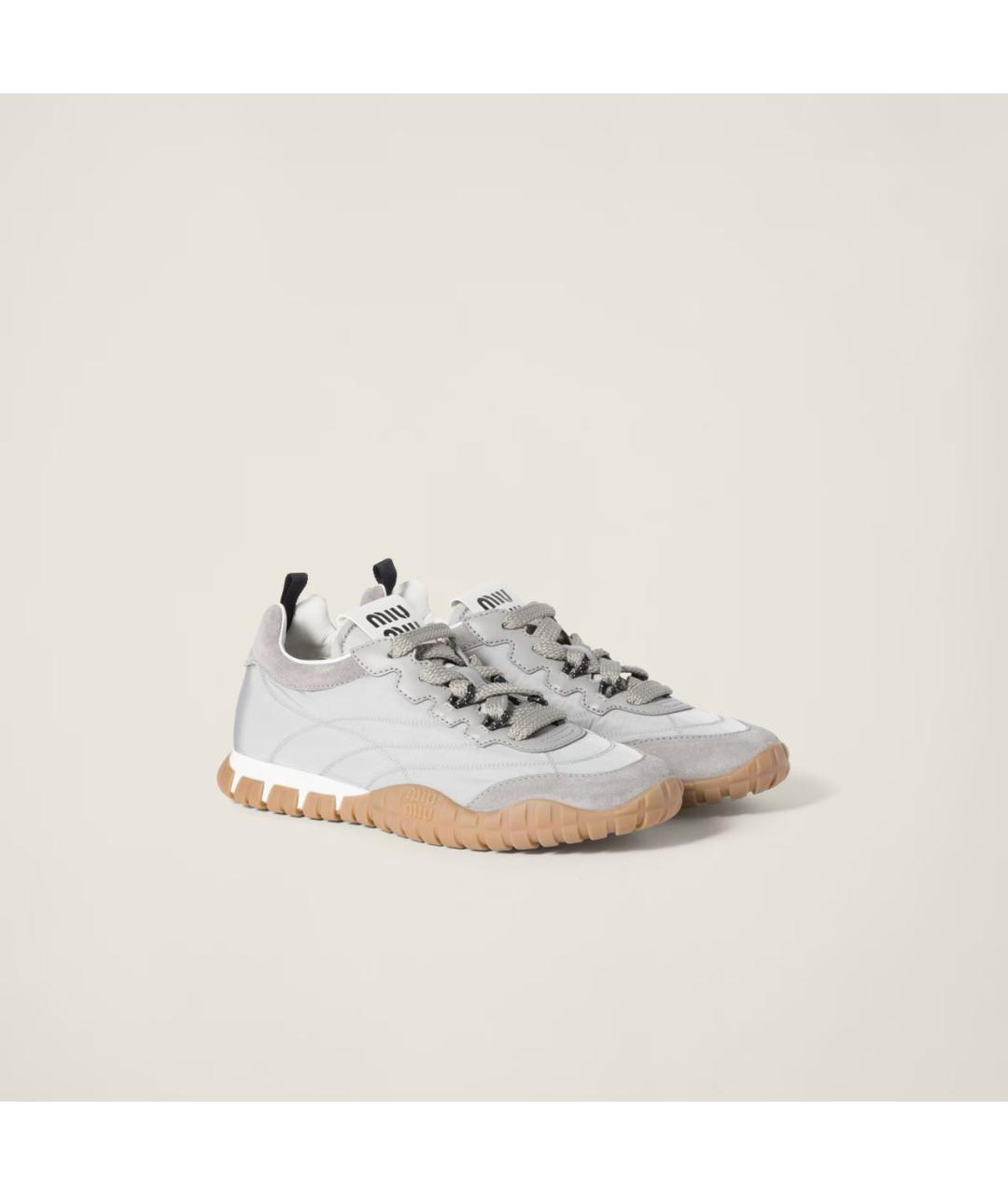 MIU MIU Белые кроссовки, фото 2