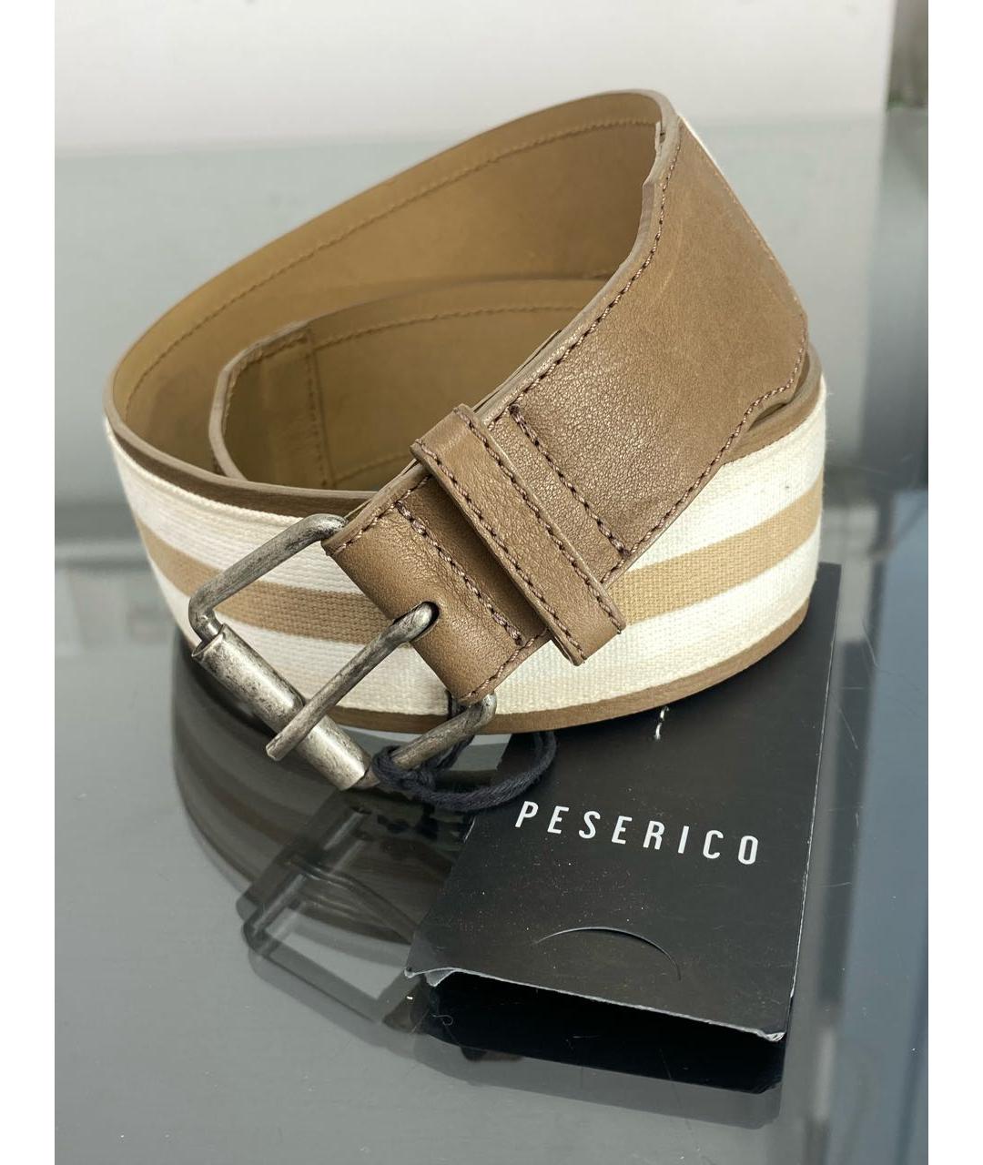 PESERICO Бежевый ремень, фото 4