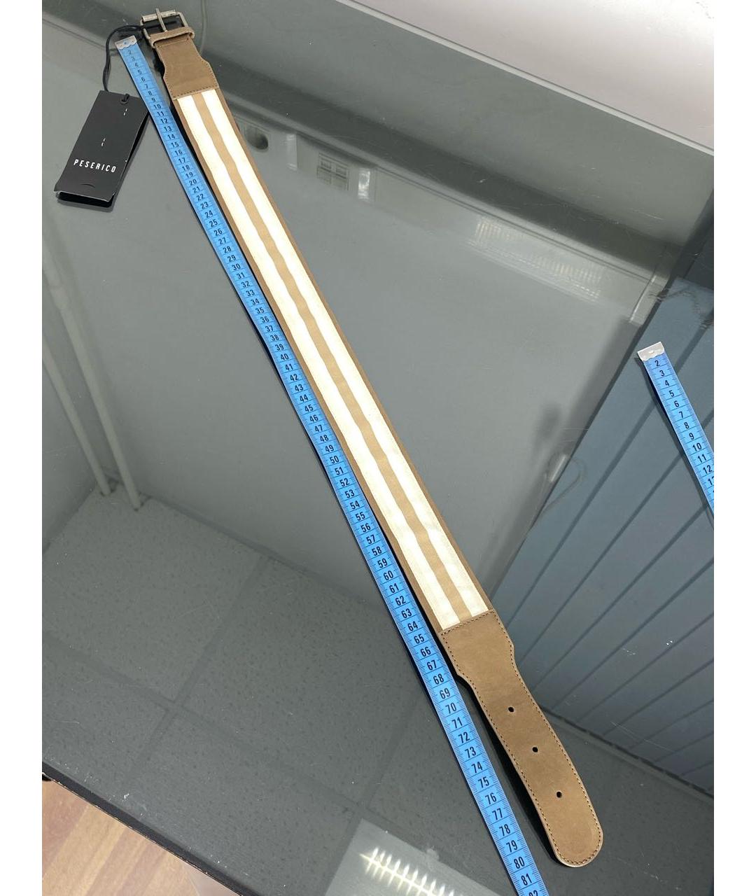 PESERICO Бежевый ремень, фото 7