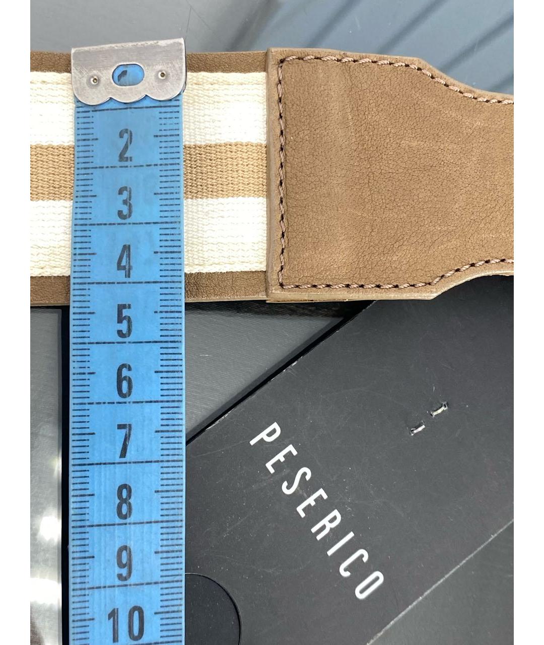 PESERICO Бежевый ремень, фото 6
