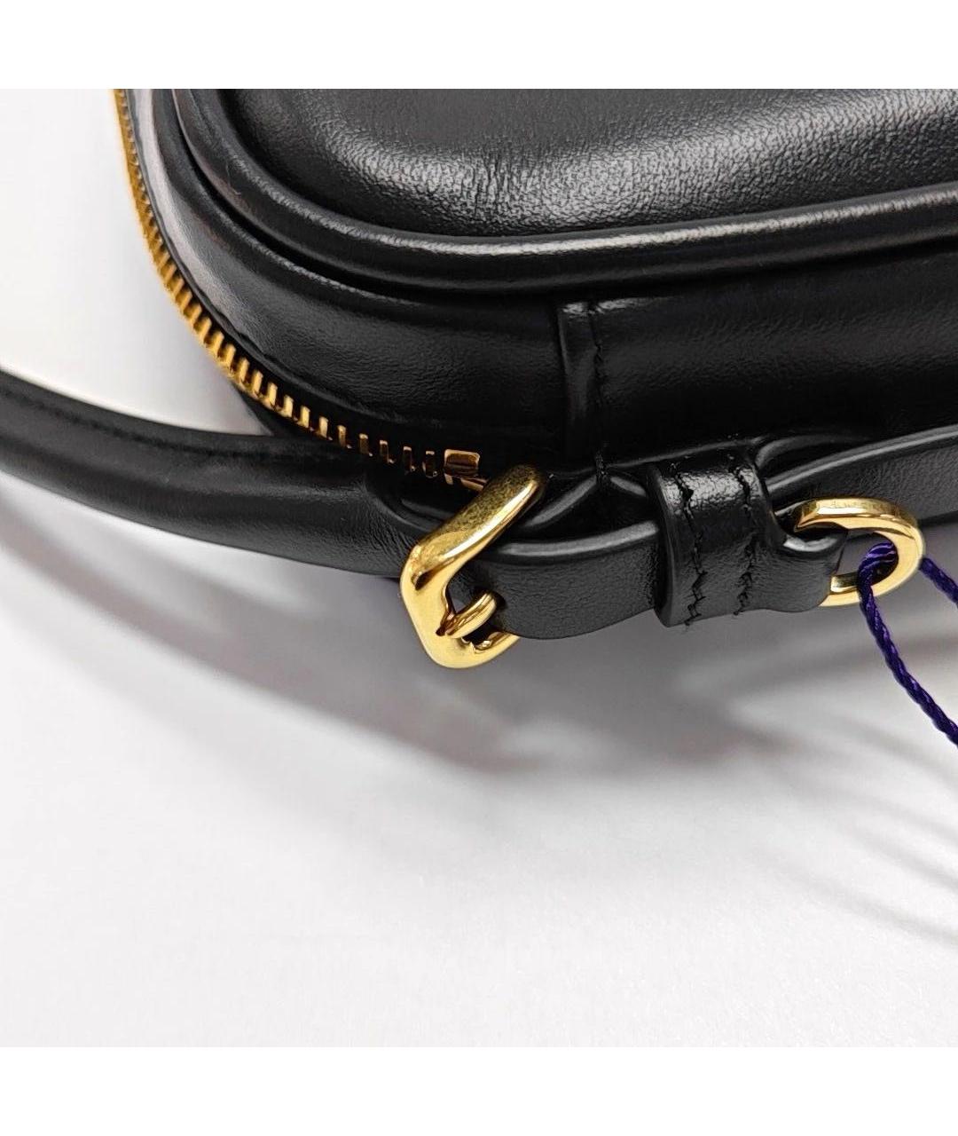 MIU MIU Черная кожаная сумка с короткими ручками, фото 8