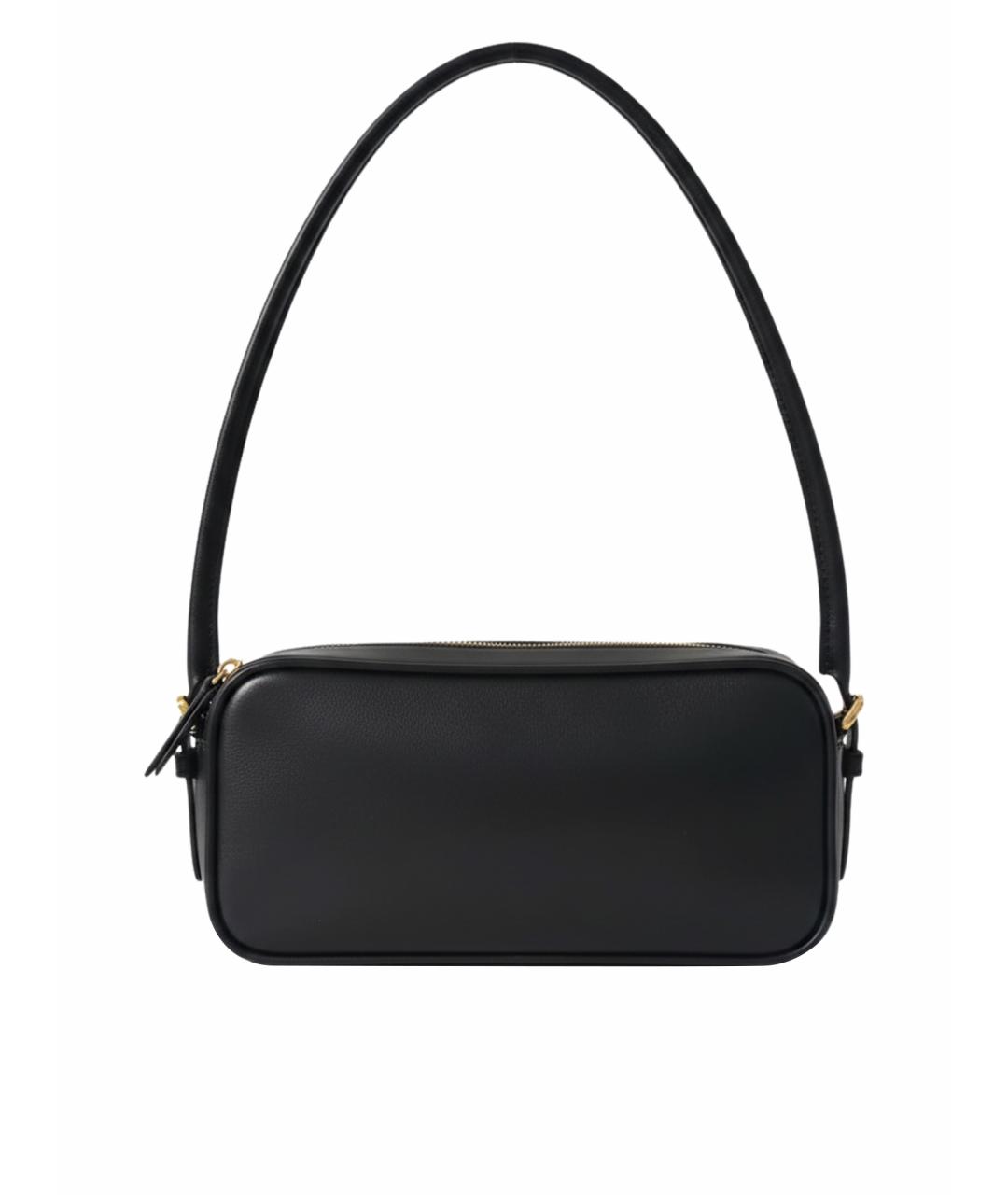 MIU MIU Черная кожаная сумка с короткими ручками, фото 1