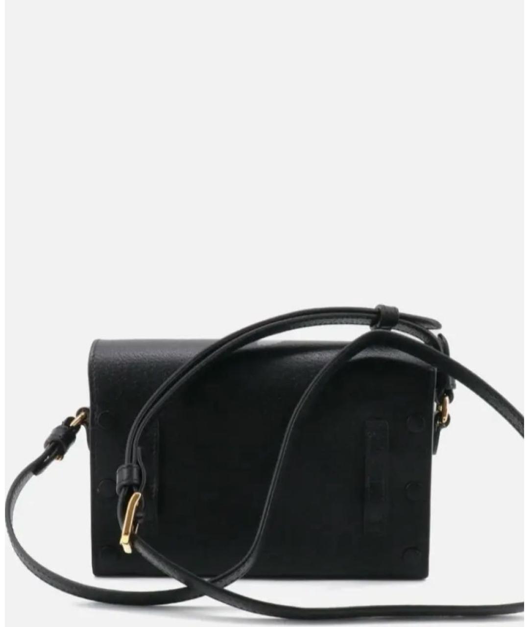 GUCCI Черная кожаная сумка через плечо, фото 2