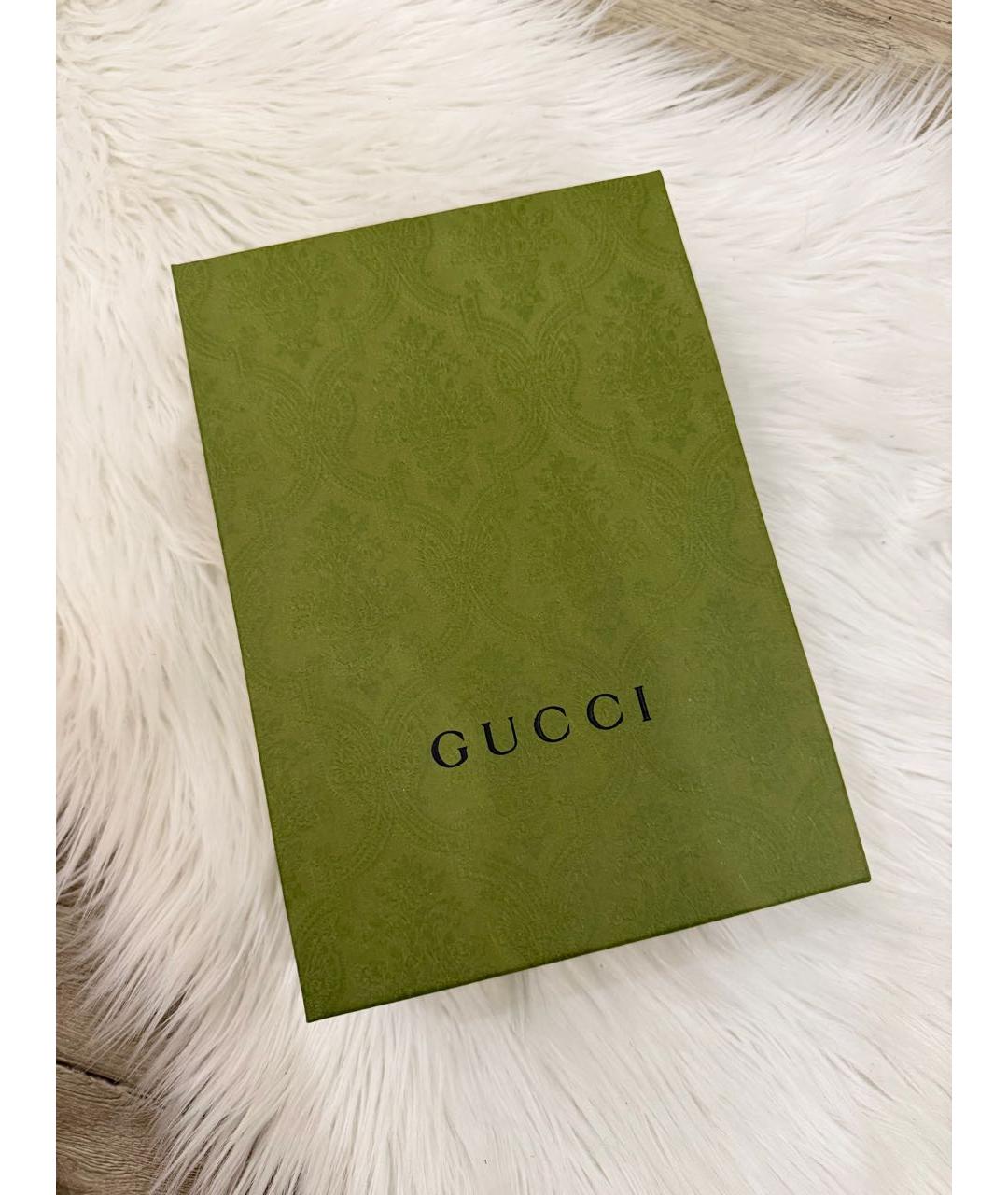 GUCCI Черная кожаная сумка через плечо, фото 4