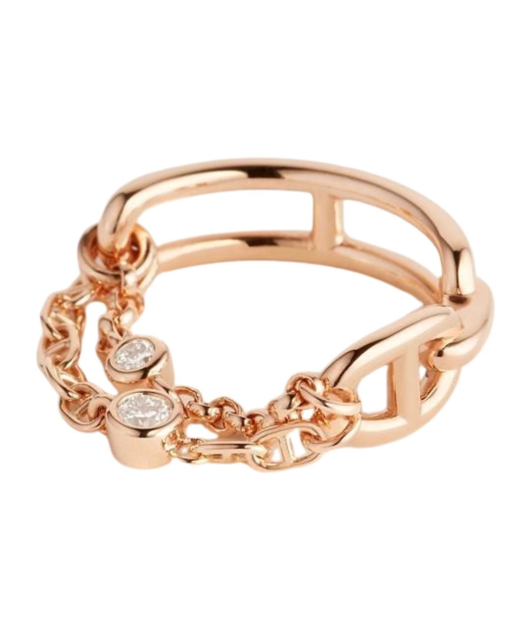 HERMES Золотое кольцо из розового золота, фото 1