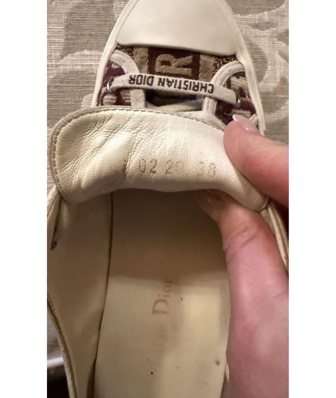 CHRISTIAN DIOR Белые кеды, фото 3