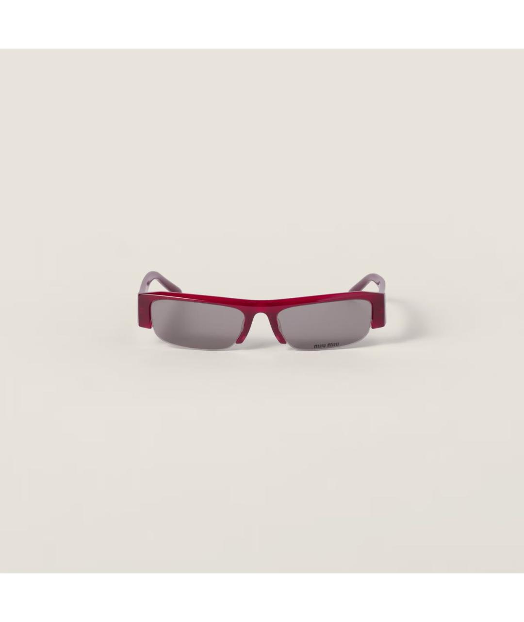 MIU MIU Бордовые солнцезащитные очки, фото 5