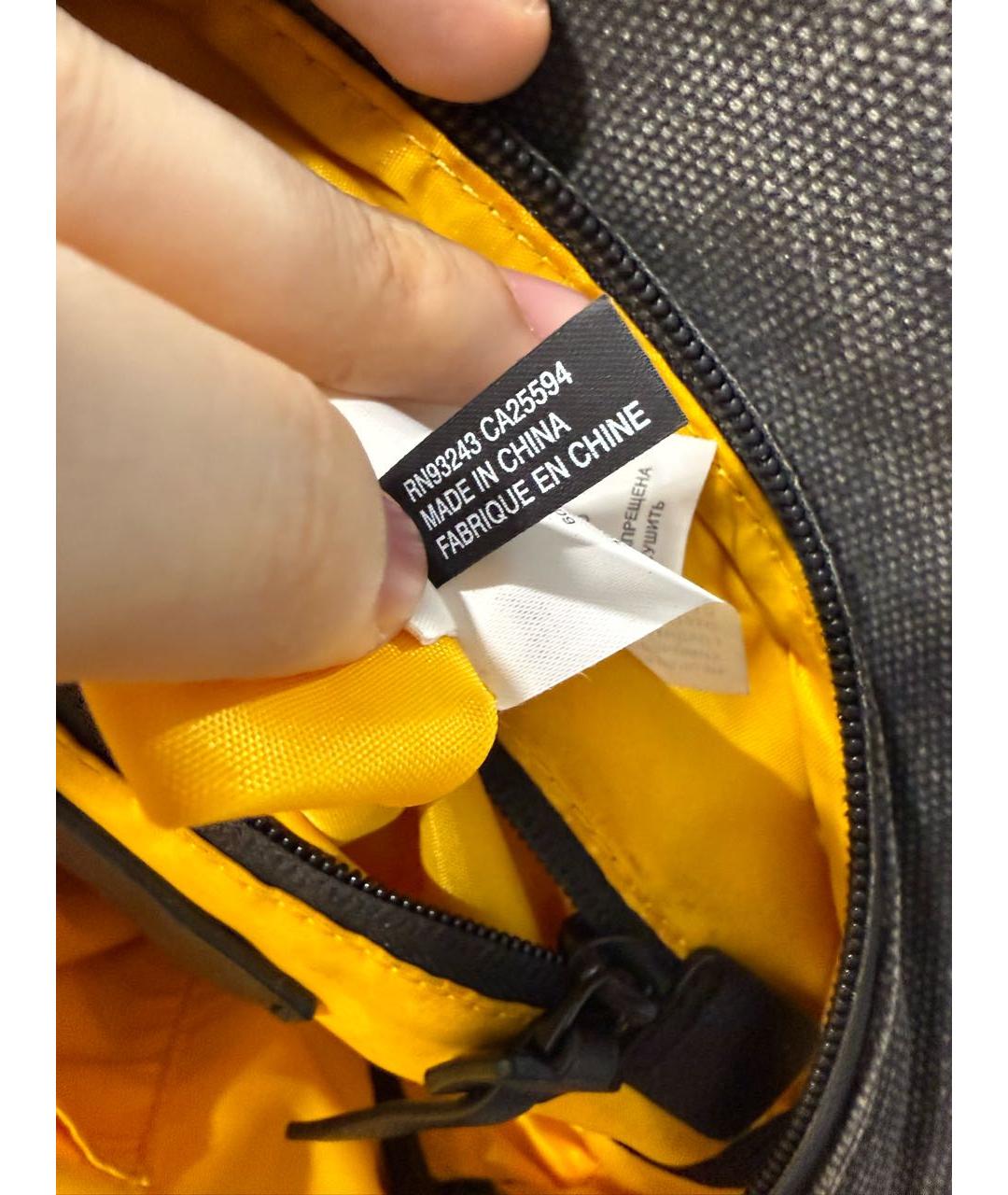 DIESEL Серый хлопковый рюкзак, фото 7