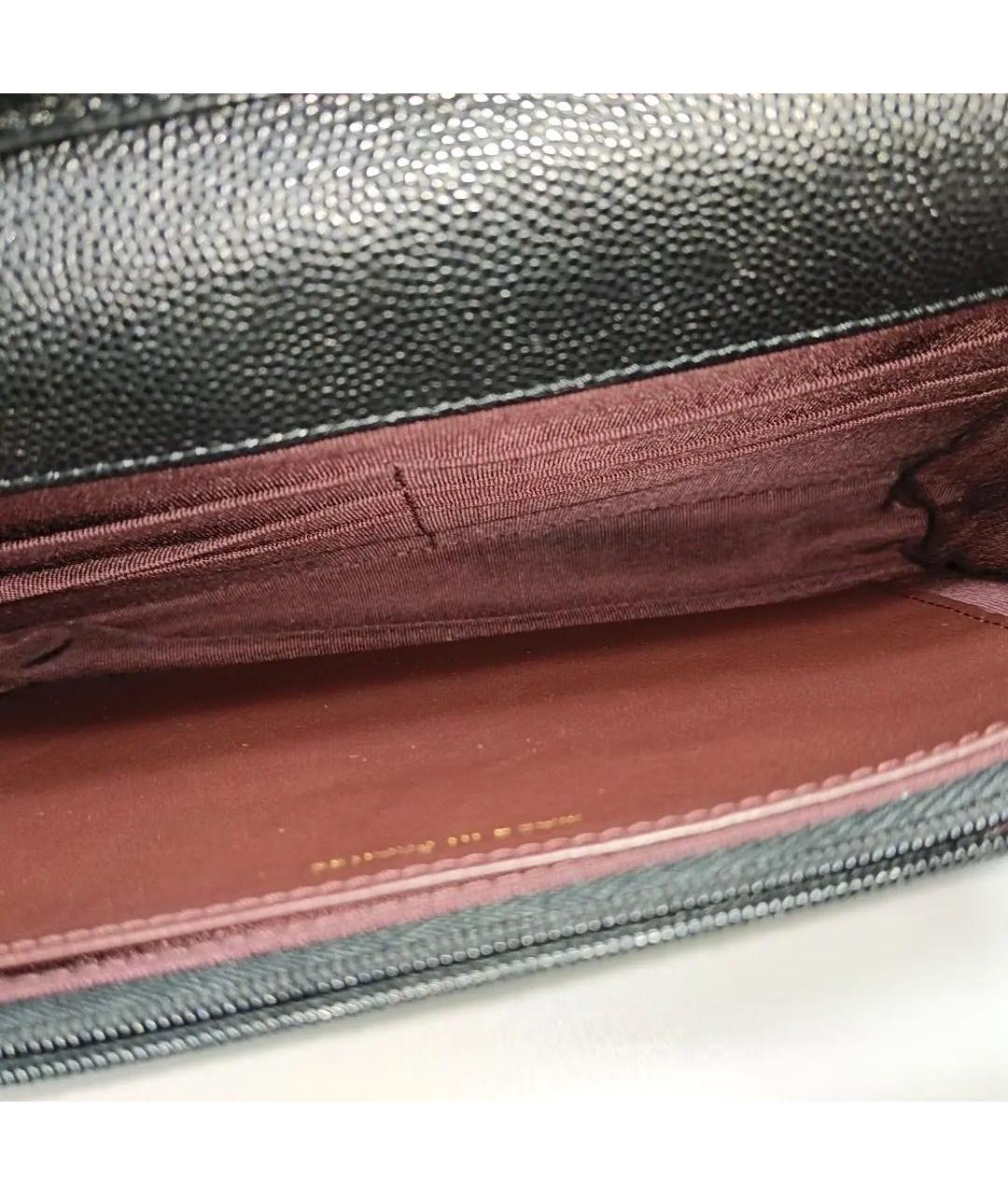 CHANEL Черная кожаная сумка через плечо, фото 4