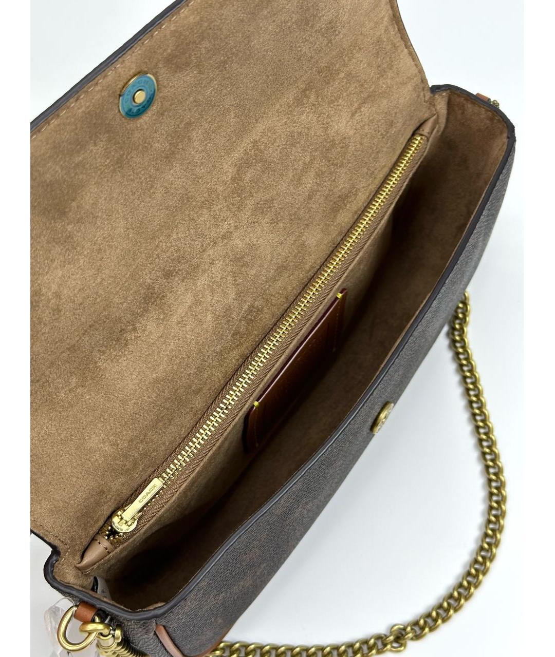 COACH Кожаная сумка через плечо, фото 4