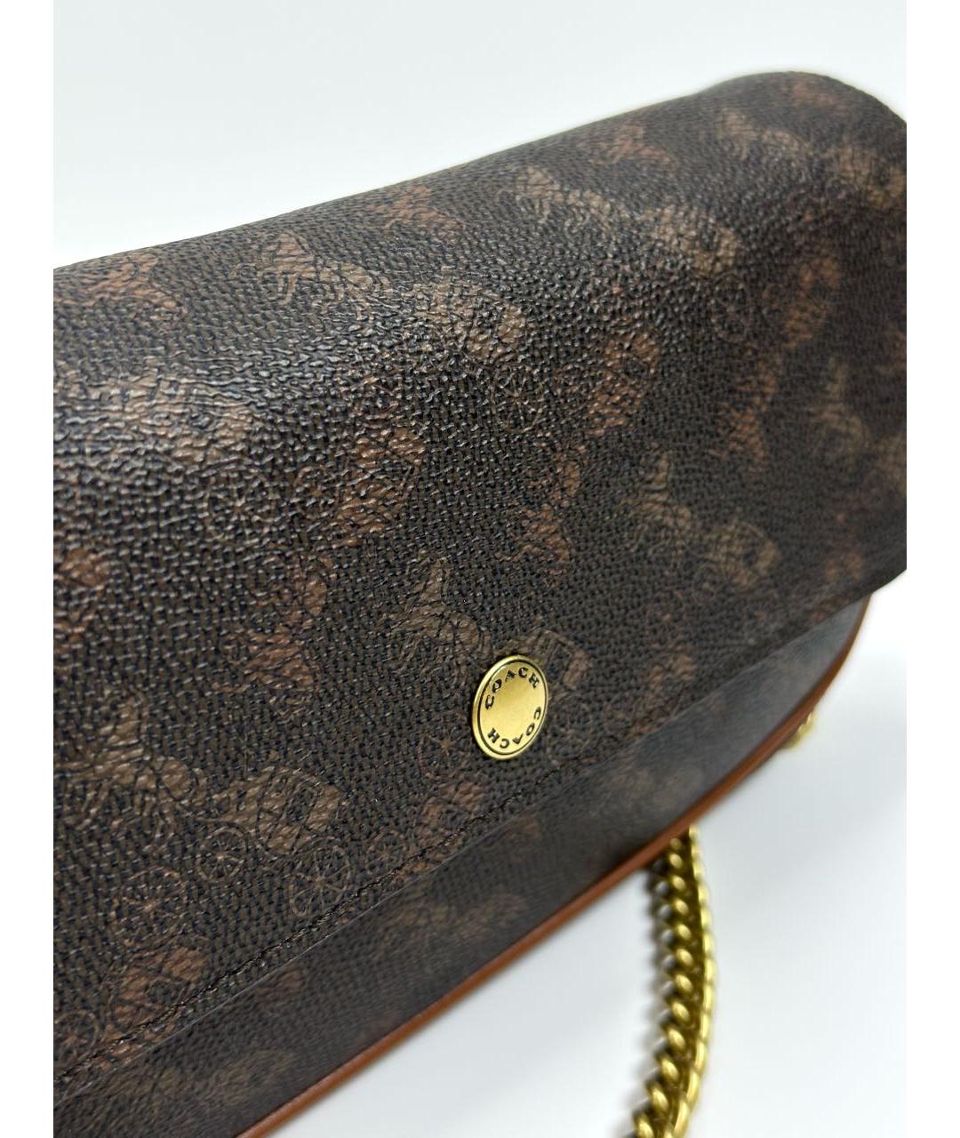 COACH Кожаная сумка через плечо, фото 5