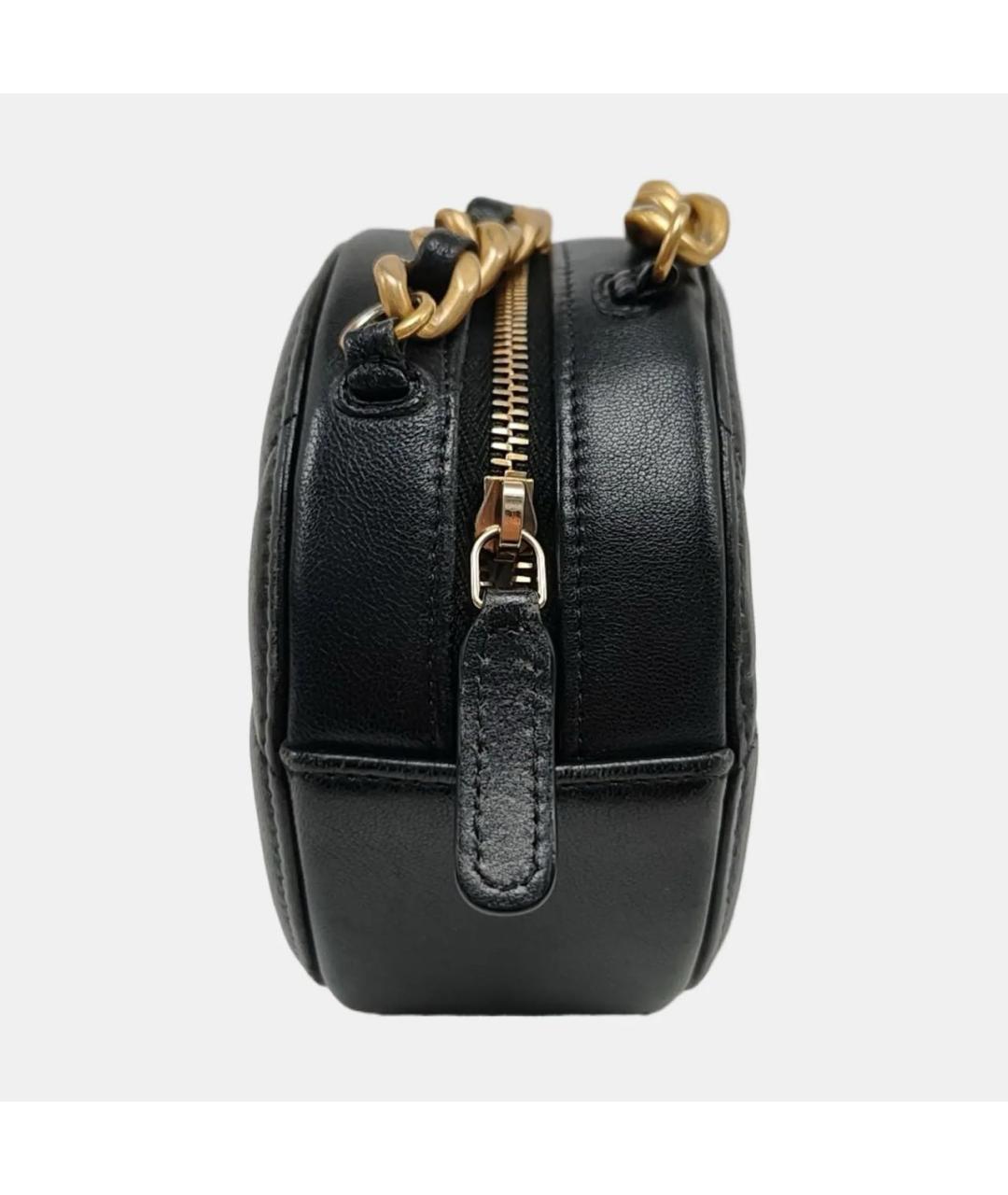 CHANEL Черная кожаная сумка через плечо, фото 3