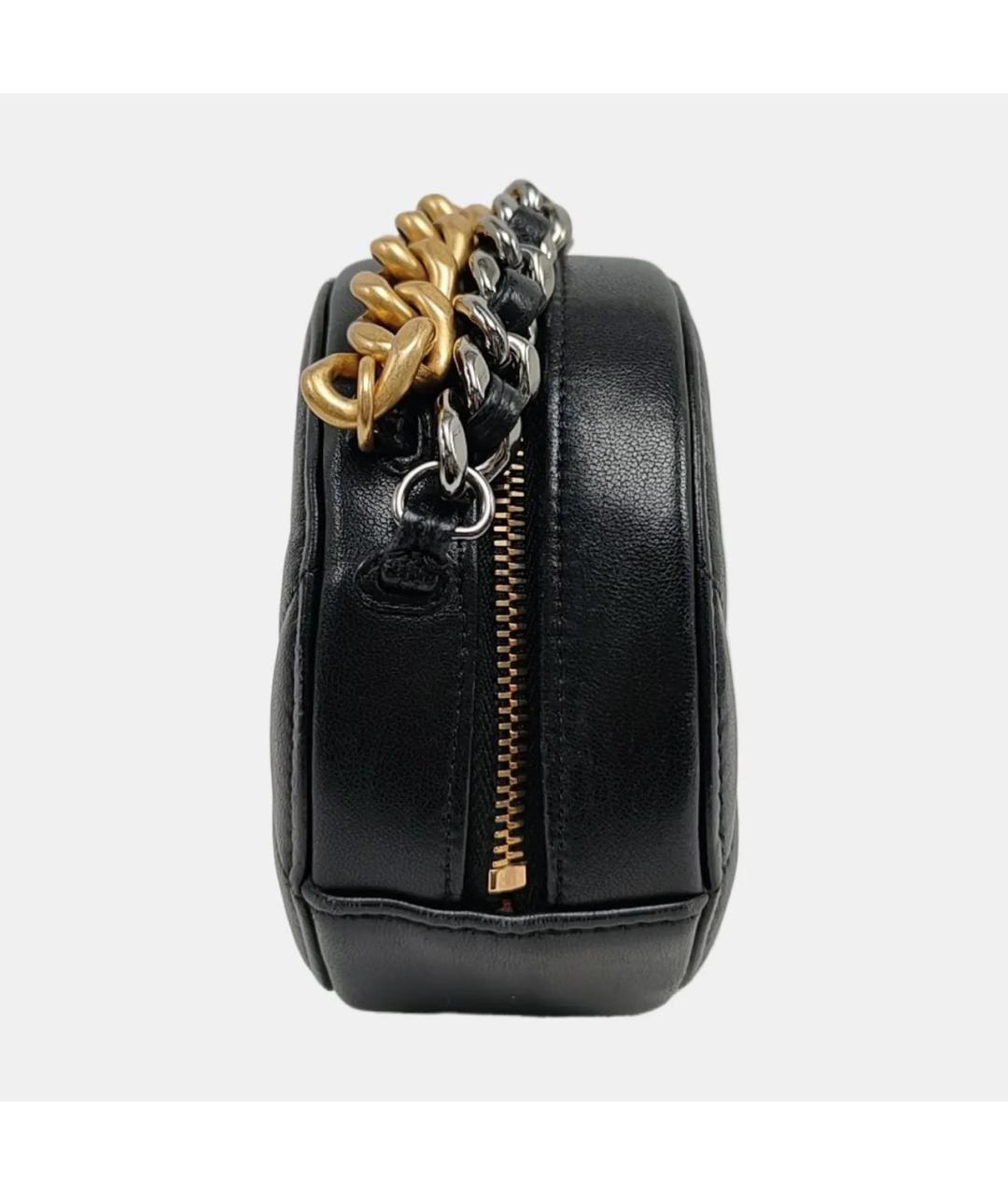 CHANEL Черная кожаная сумка через плечо, фото 2