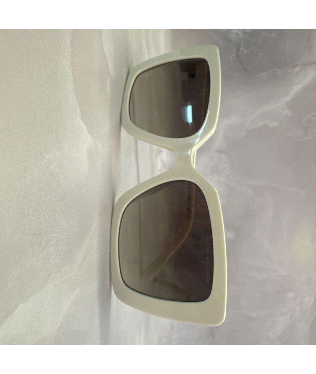 MARC JACOBS Белые пластиковые солнцезащитные очки, фото 5