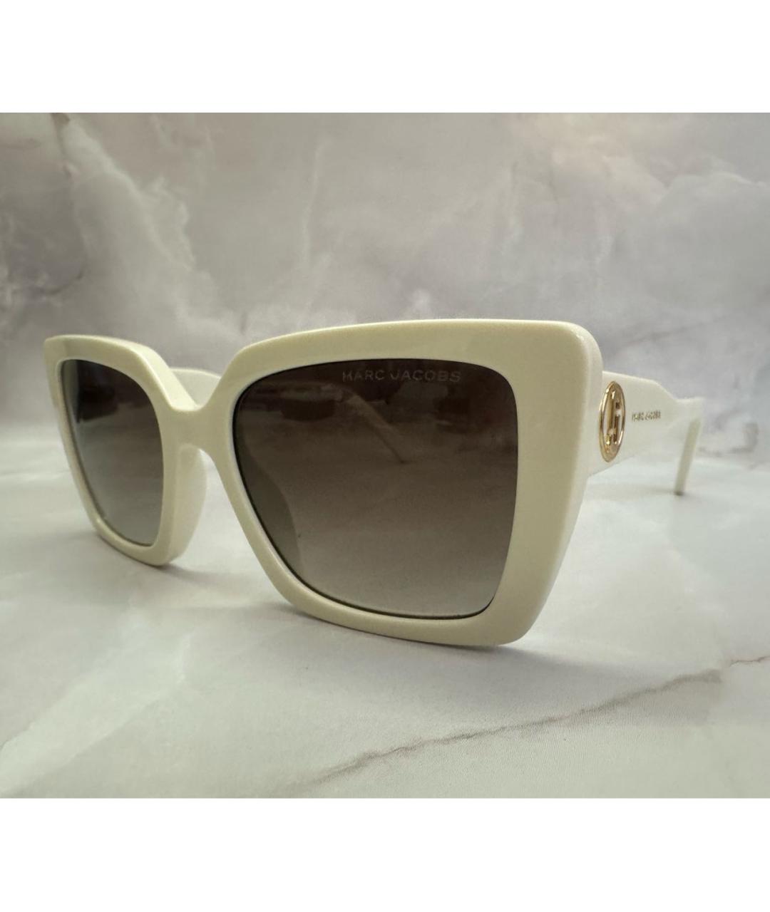 MARC JACOBS Белые пластиковые солнцезащитные очки, фото 2
